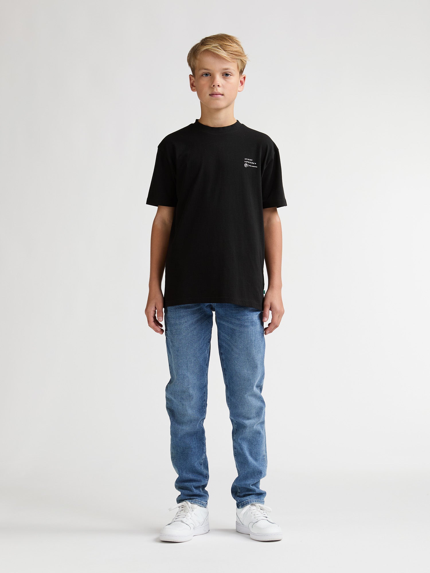 Petrol Industries Boys T-Shirt Short Sleeve Classic Print Relaxed Fit Black
