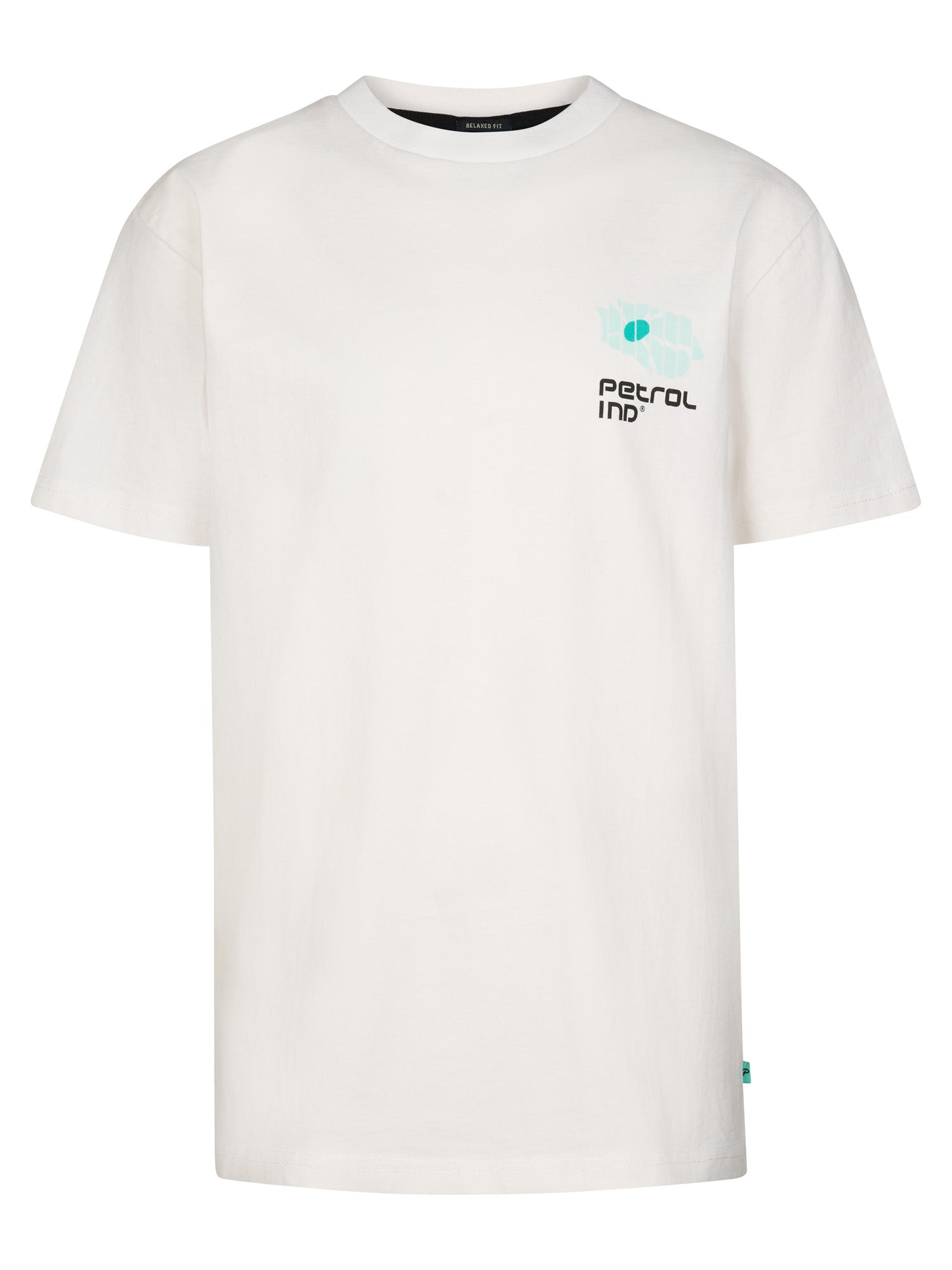 Petrol Industries Boys T-Shirt Short Sleeve Classic Print Relaxed Fit Bright White