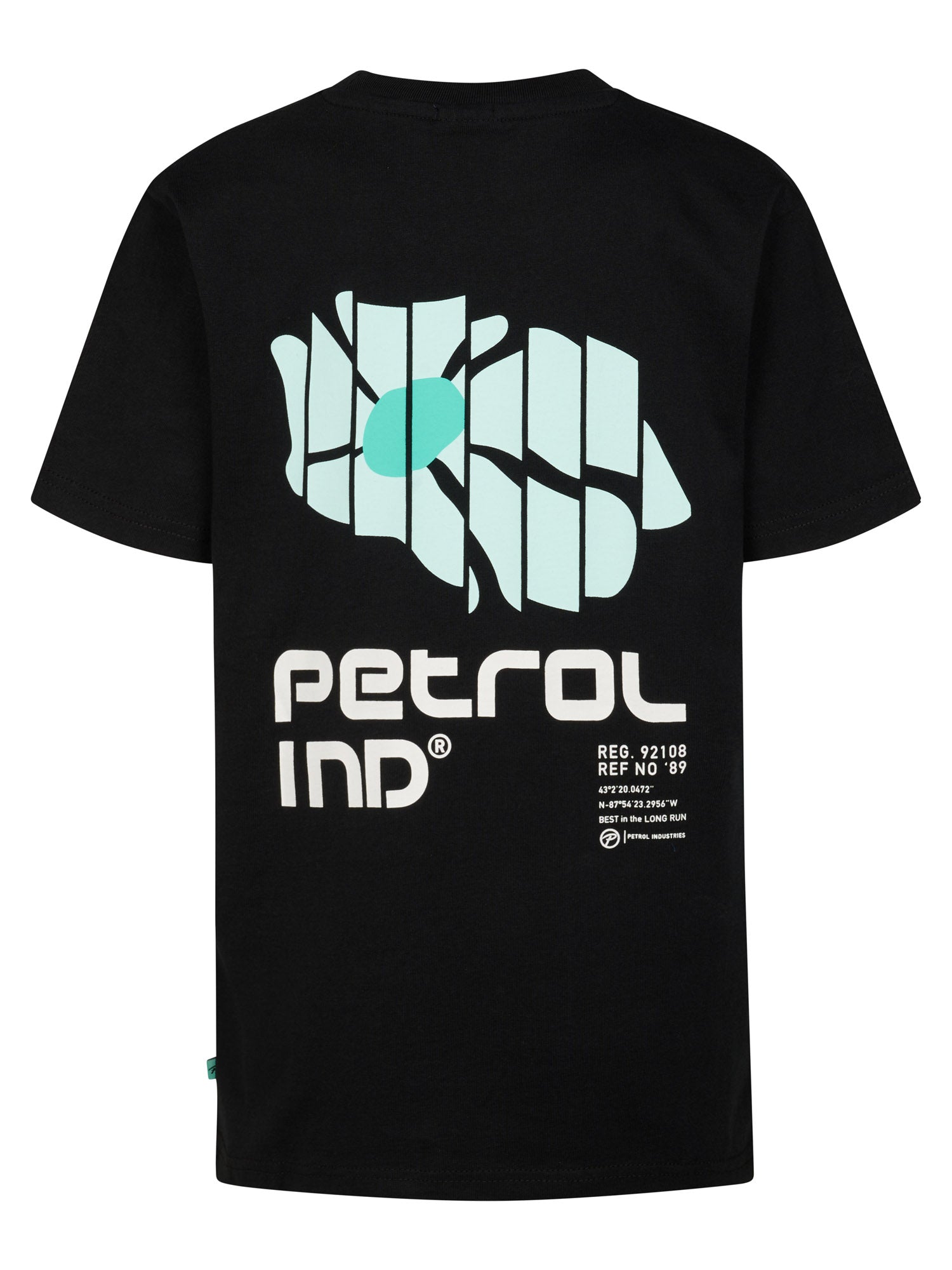 Petrol Industries Boys T-Shirt Short Sleeve Classic Print Relaxed Fit Black