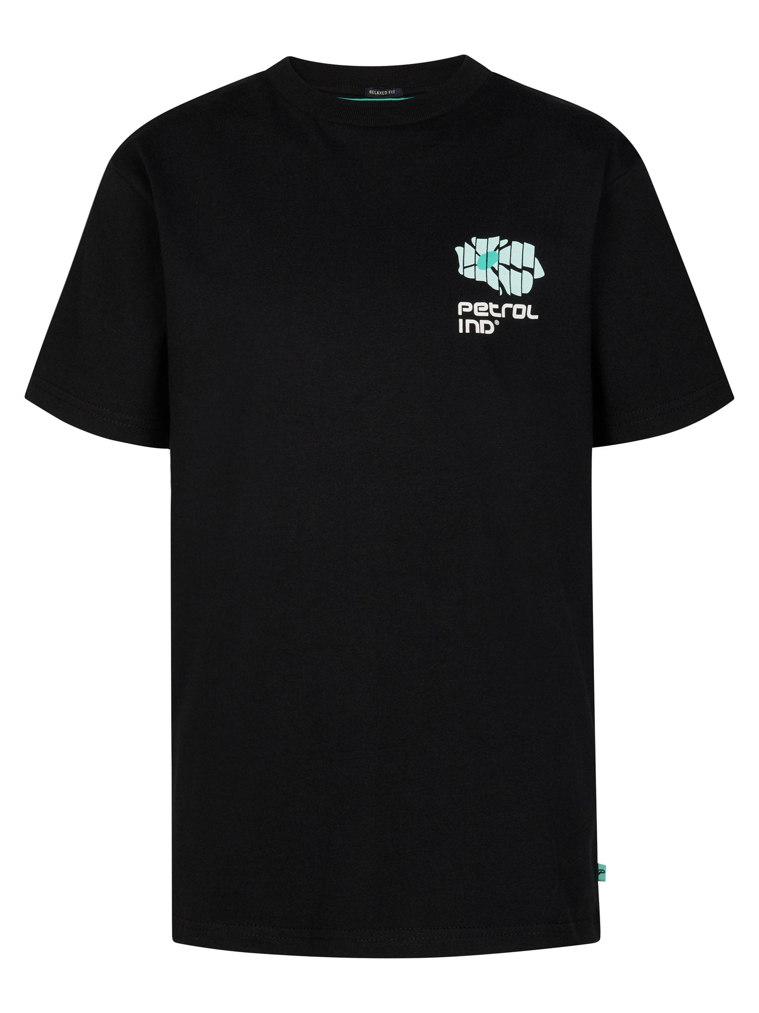Petrol Industries Boys T-Shirt Short Sleeve Classic Print Relaxed Fit Black