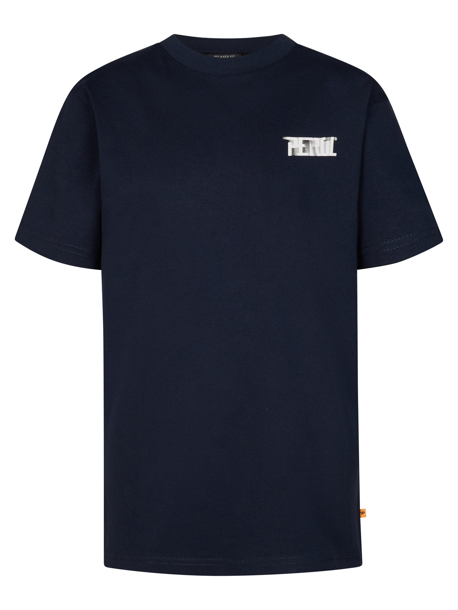 Petrol Industries Boys T-Shirt Short Sleeve Classic Print Relaxed Fit Navy Blue