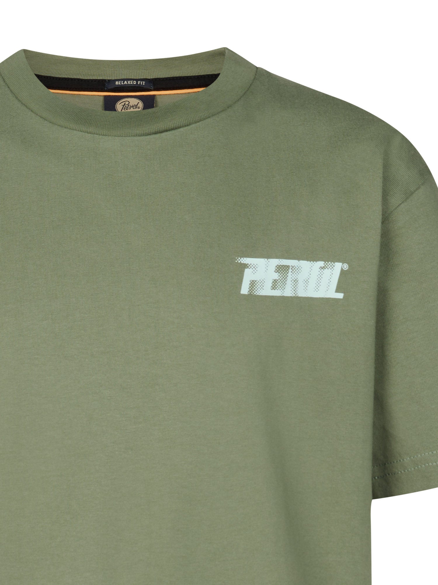 Petrol Industries Boys T-Shirt Short Sleeve Classic Print Relaxed Fit Sage