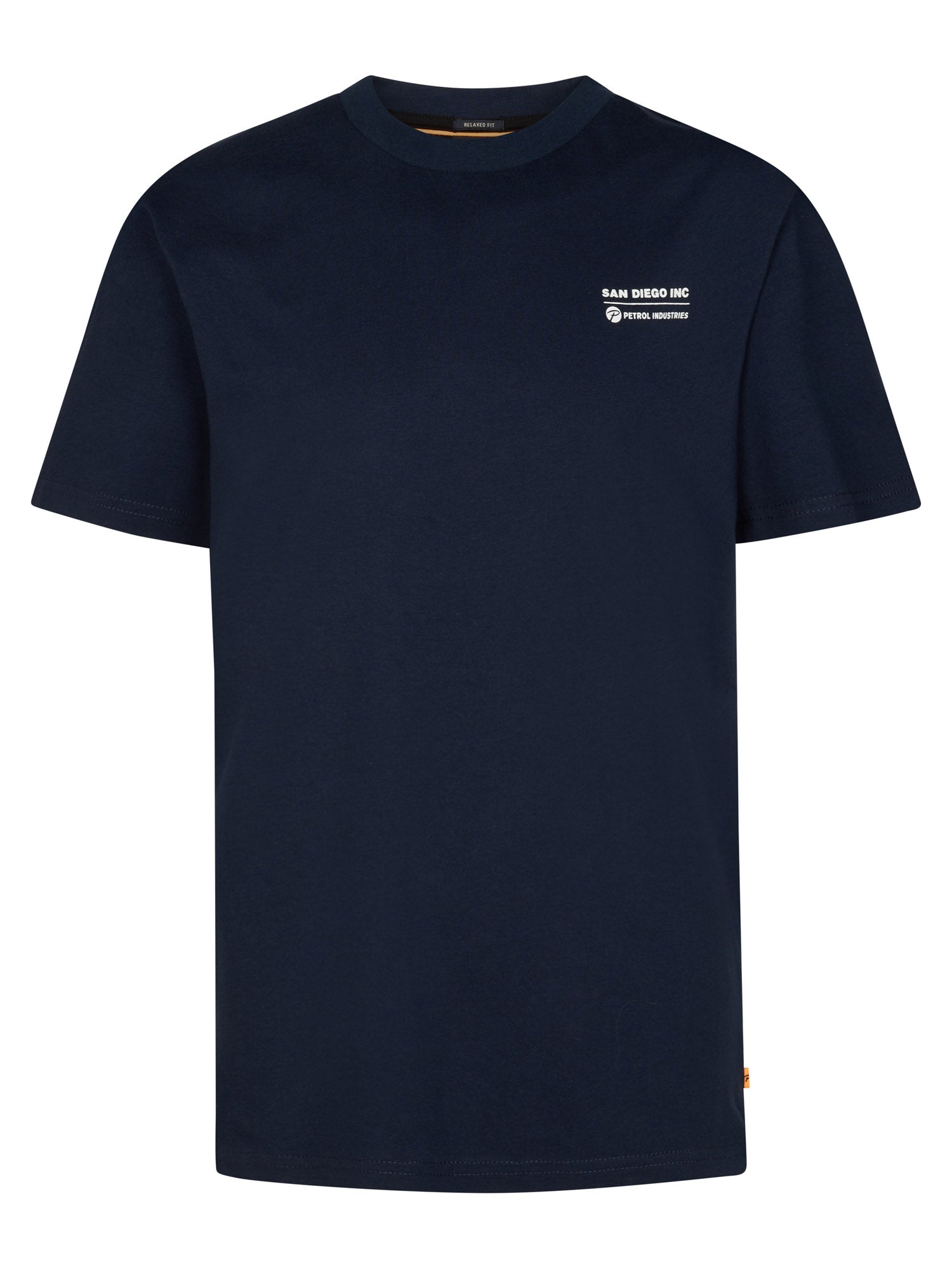 Petrol Industries Boys T-Shirt Short Sleeve Classic Print Relaxed Fit Navy Blue