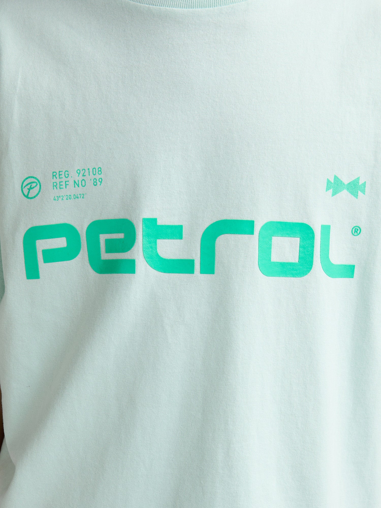 Petrol Industries Boys T-Shirt Short Sleeve Classic Print Relaxed Fit Cool Mint