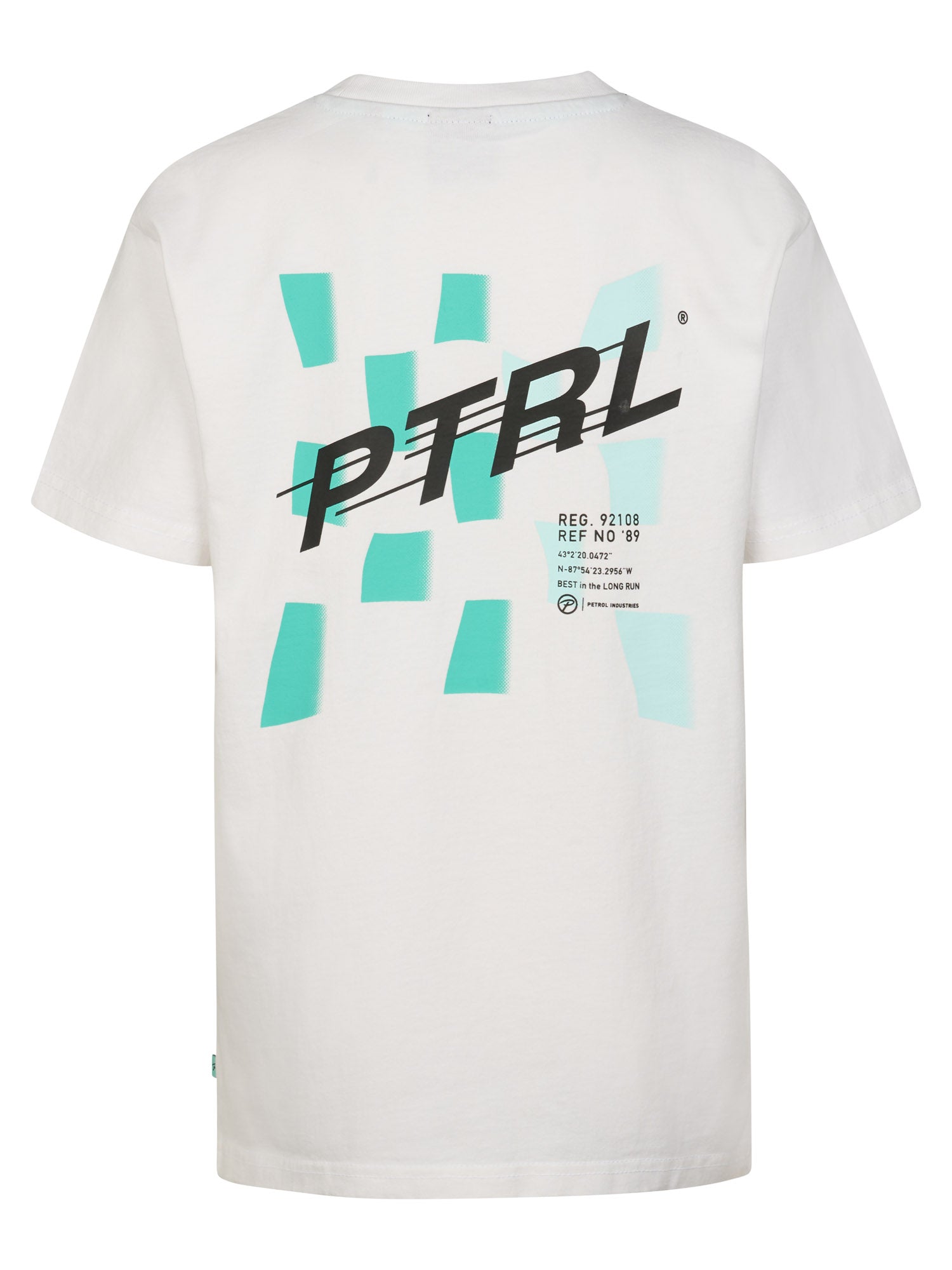 Petrol Industries Boys T-Shirt Short Sleeve Classic Print Relaxed Fit Bright White