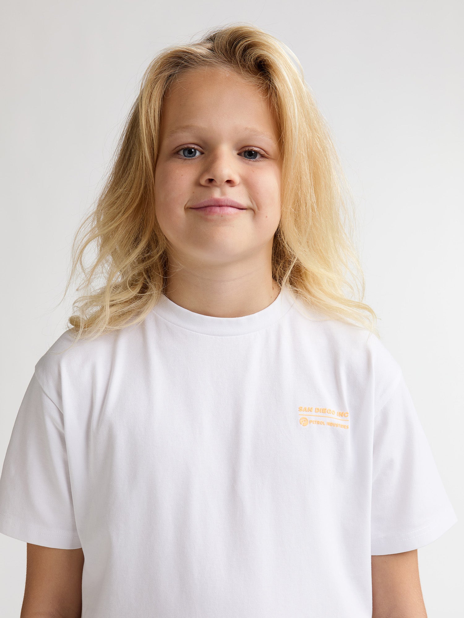 Petrol Industries Boys T-Shirt Short Sleeve Classic Print Relaxed Fit Bright White