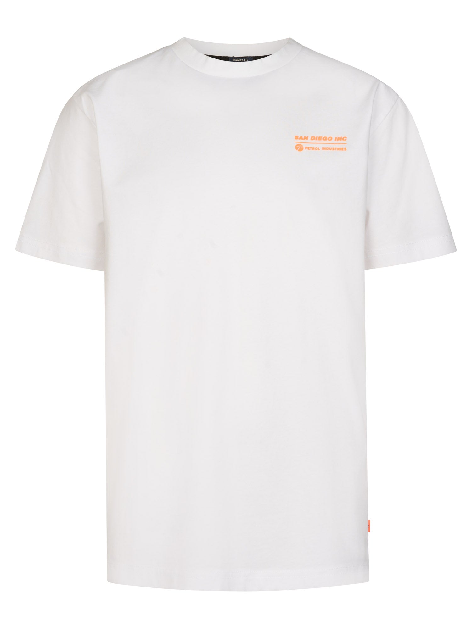 Petrol Industries Boys T-Shirt Short Sleeve Classic Print Relaxed Fit Bright White
