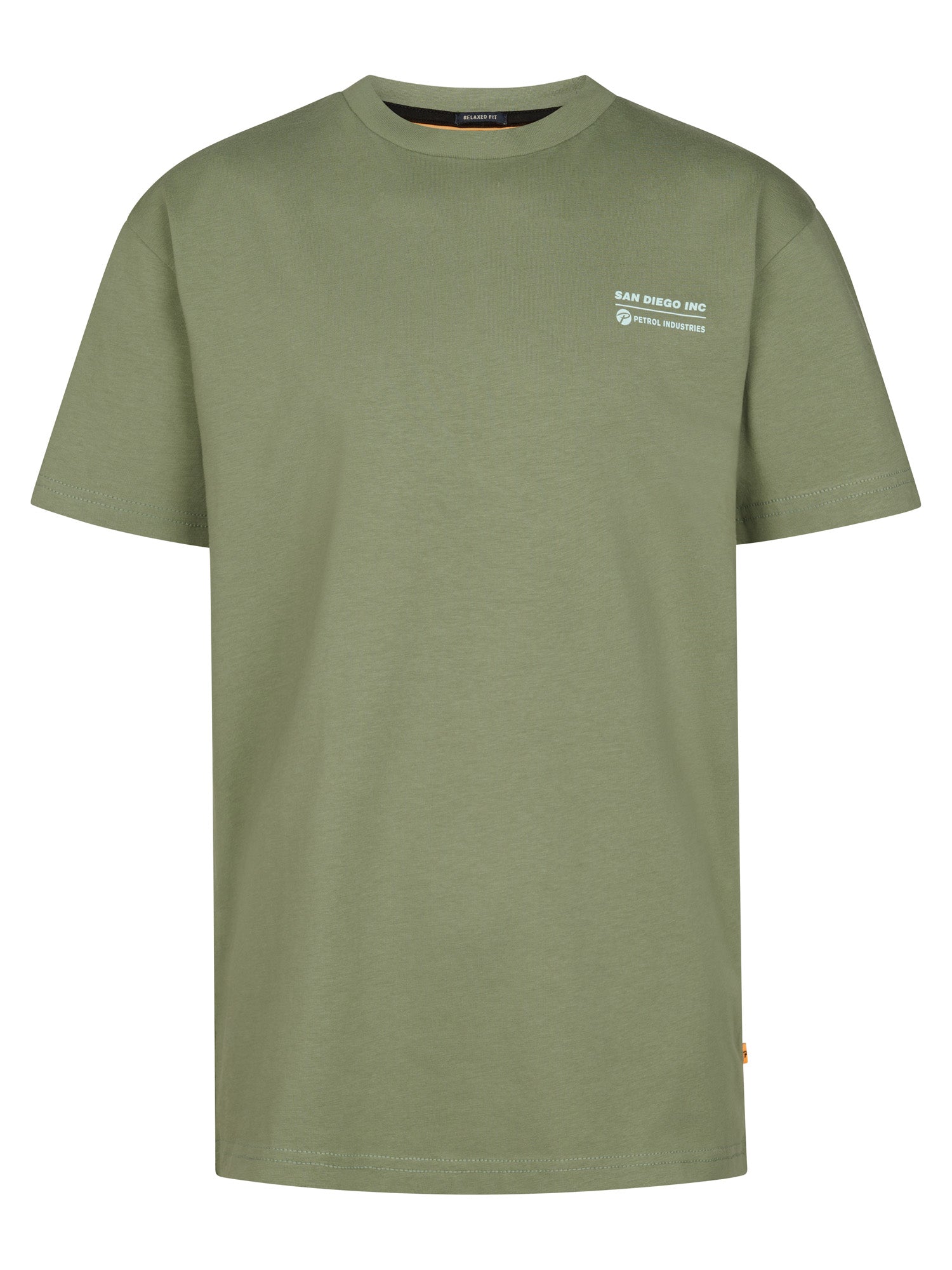 Petrol Industries Boys T-Shirt Short Sleeve Classic Print Relaxed Fit Sage
