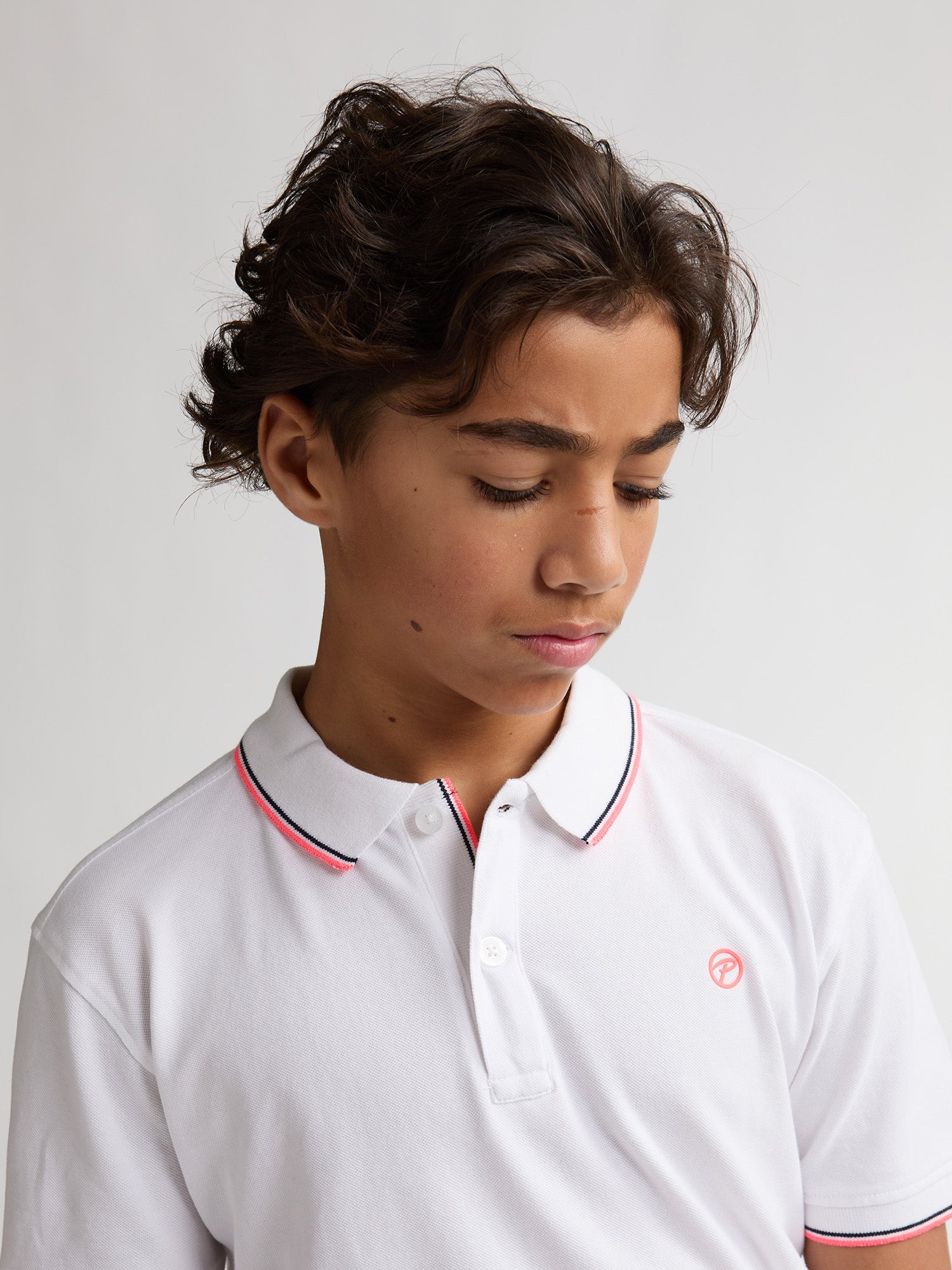 Petrol Industries Boys Polo Short Sleeve Relaxed Fit Bright White