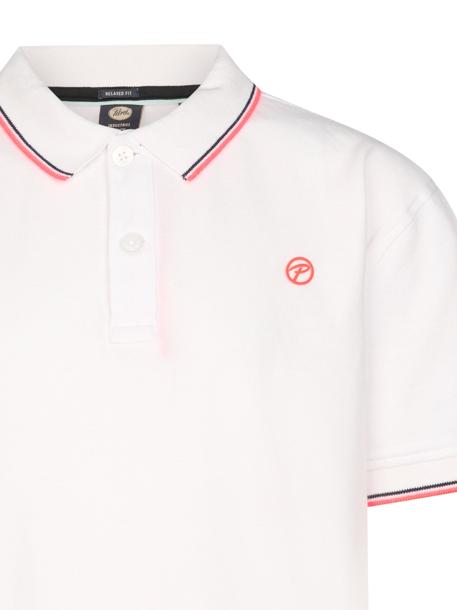 Petrol Industries Boys Polo Short Sleeve Relaxed Fit Bright White
