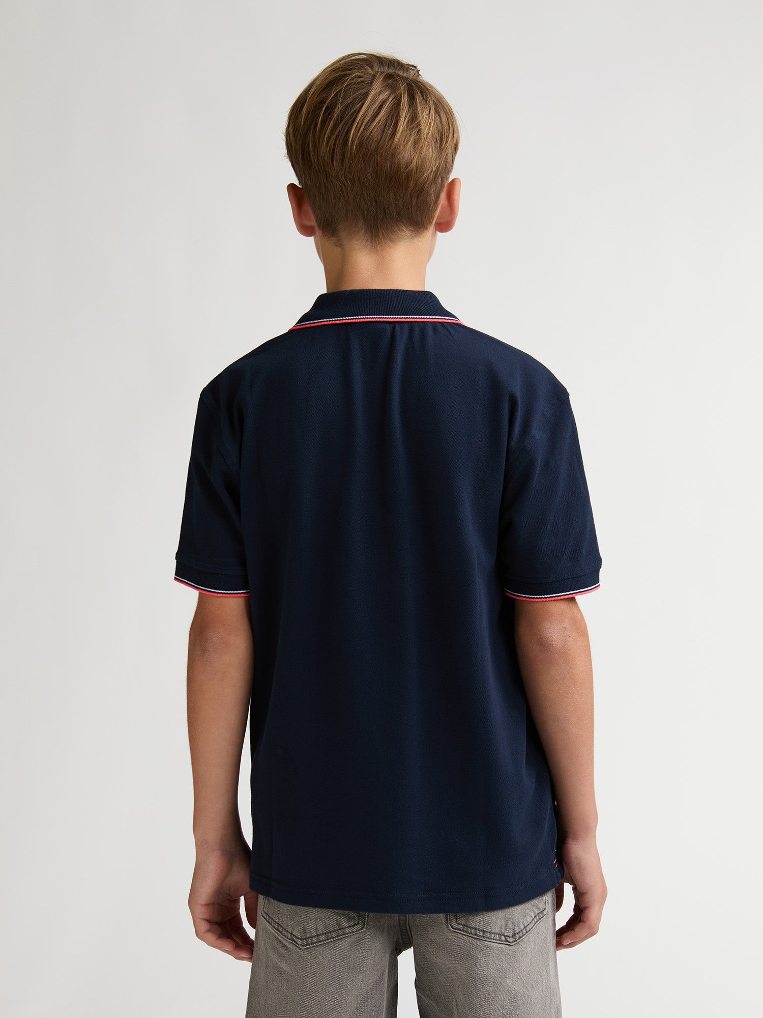 Petrol Industries Boys Polo Short Sleeve Relaxed Fit Navy Blue