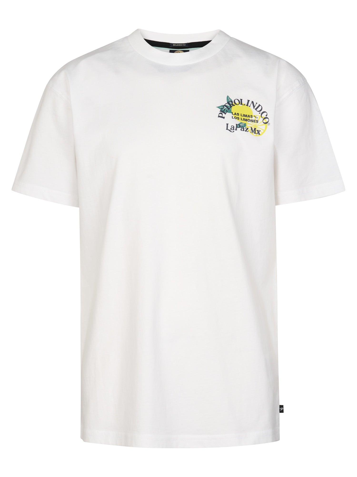Petrol Industries Boys T-Shirt Short Sleeve Classic Print Relaxed Fit Bright White