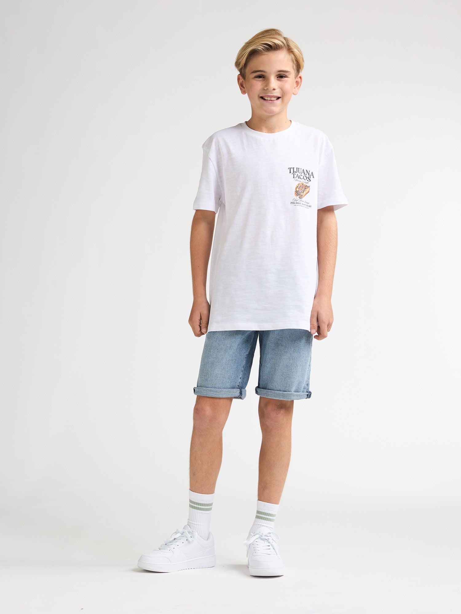 Petrol Industries Boys T-Shirt Short Sleeve Classic Print Relaxed Fit Bright White