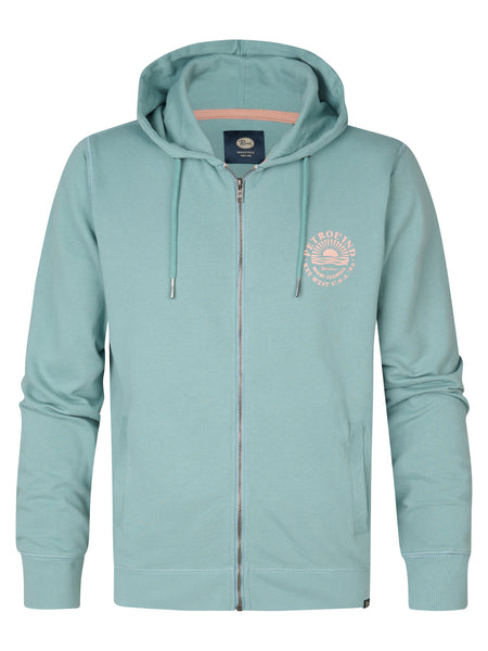 Petrol Industries Strickjacke Sleeping Bear - Herren Rollkartenpullover Aus Baumwolle