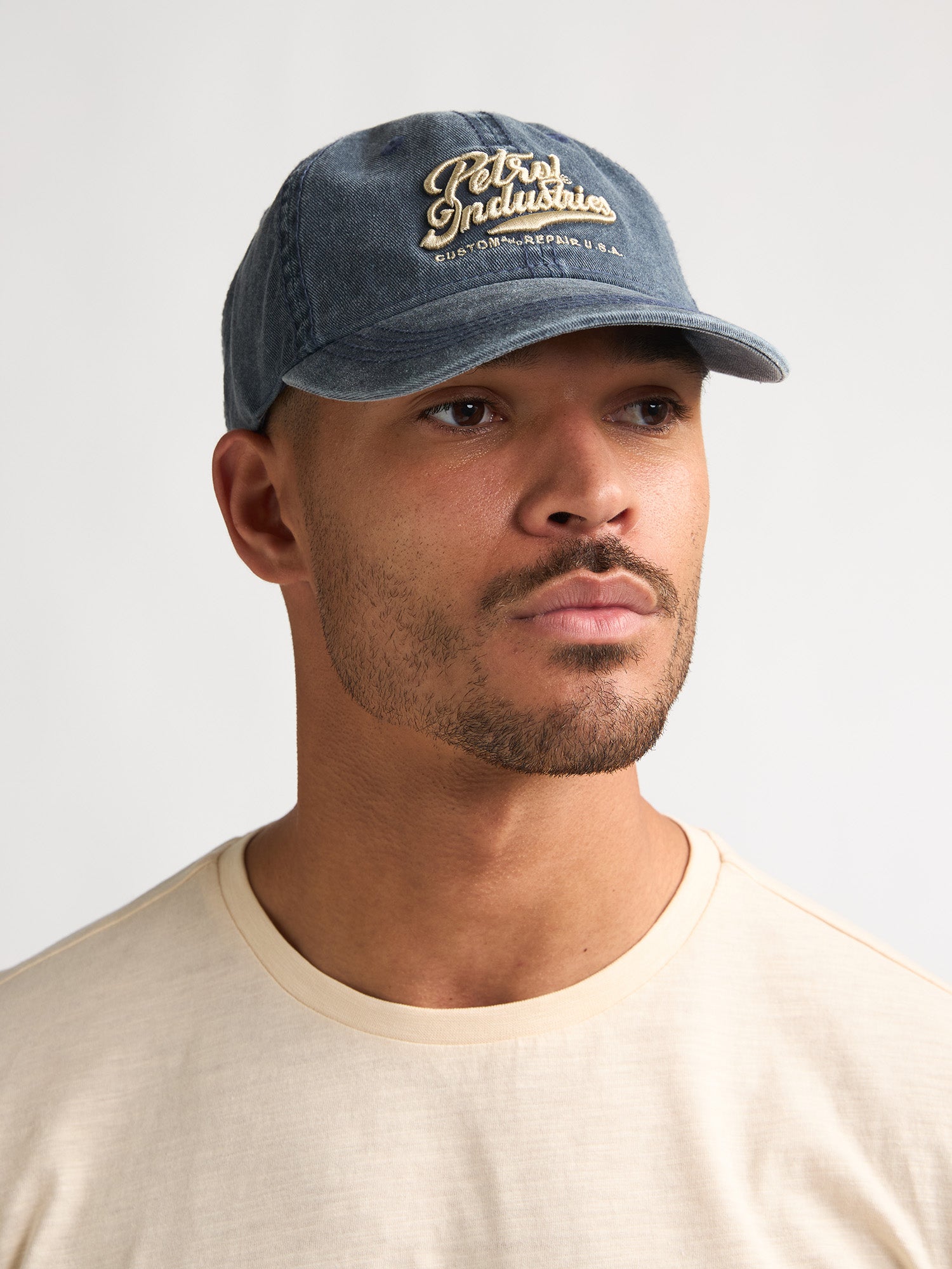 Petrol Industries Men Accessories Cap Baseball Fit Navy Blue