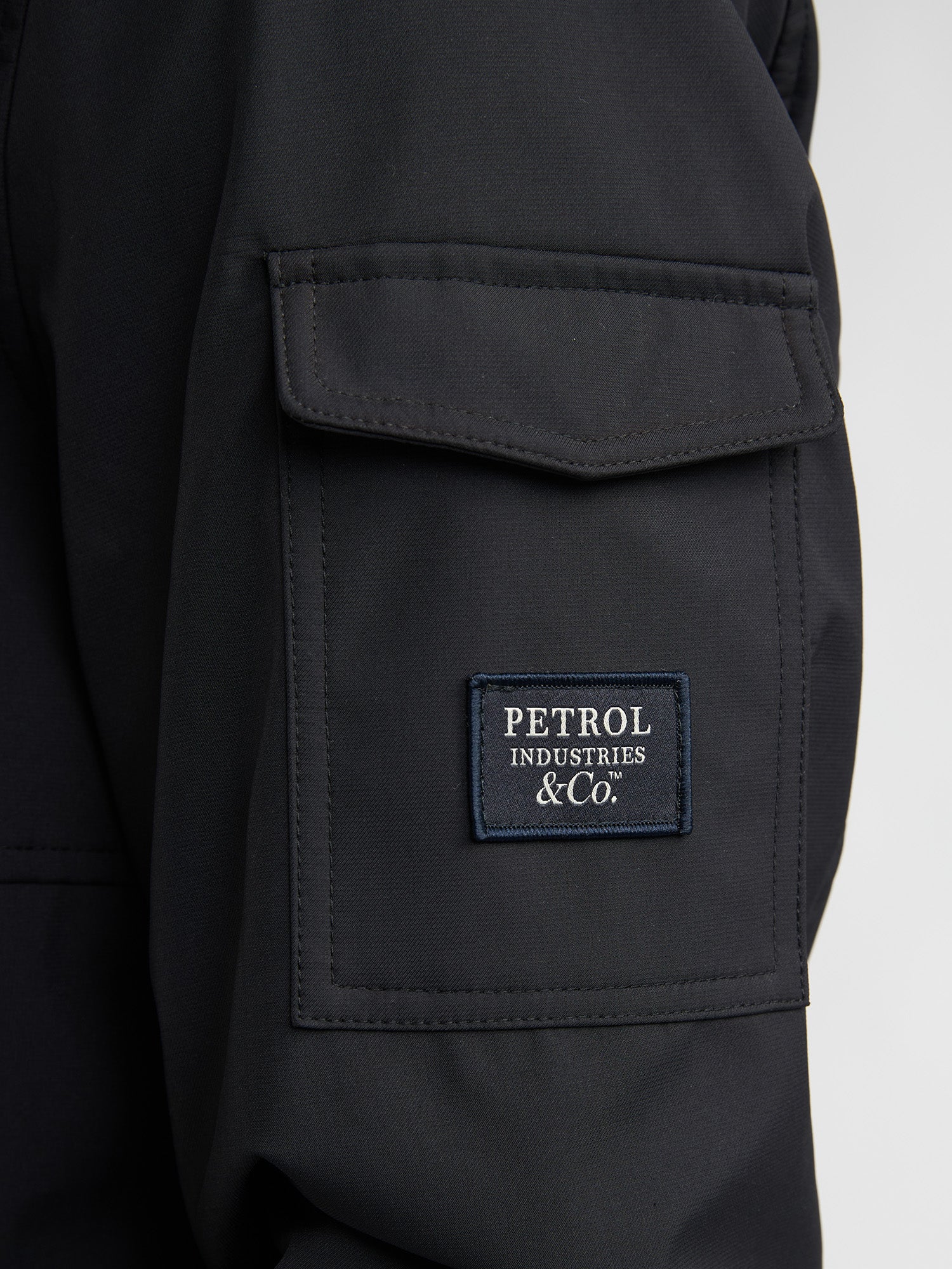 Petrol Industries Men Jacket Bomber Regular Fit Black