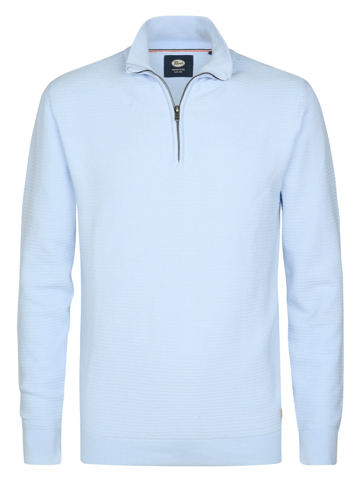 Petrol Industries Men Knitwear Collar Regular Fit Sky