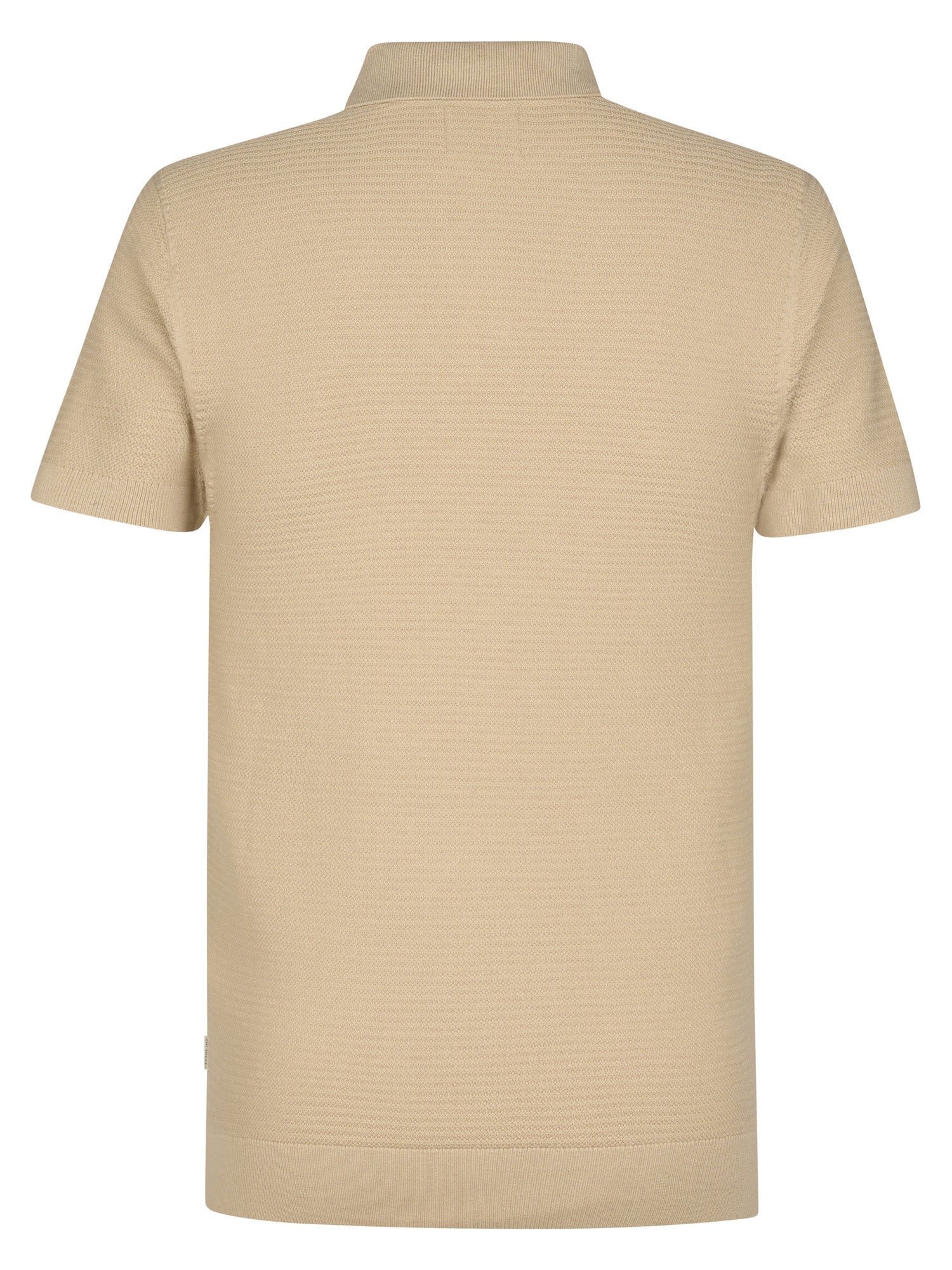 Petrol Industries Men Knitwear Polo Regular Fit Light Tan