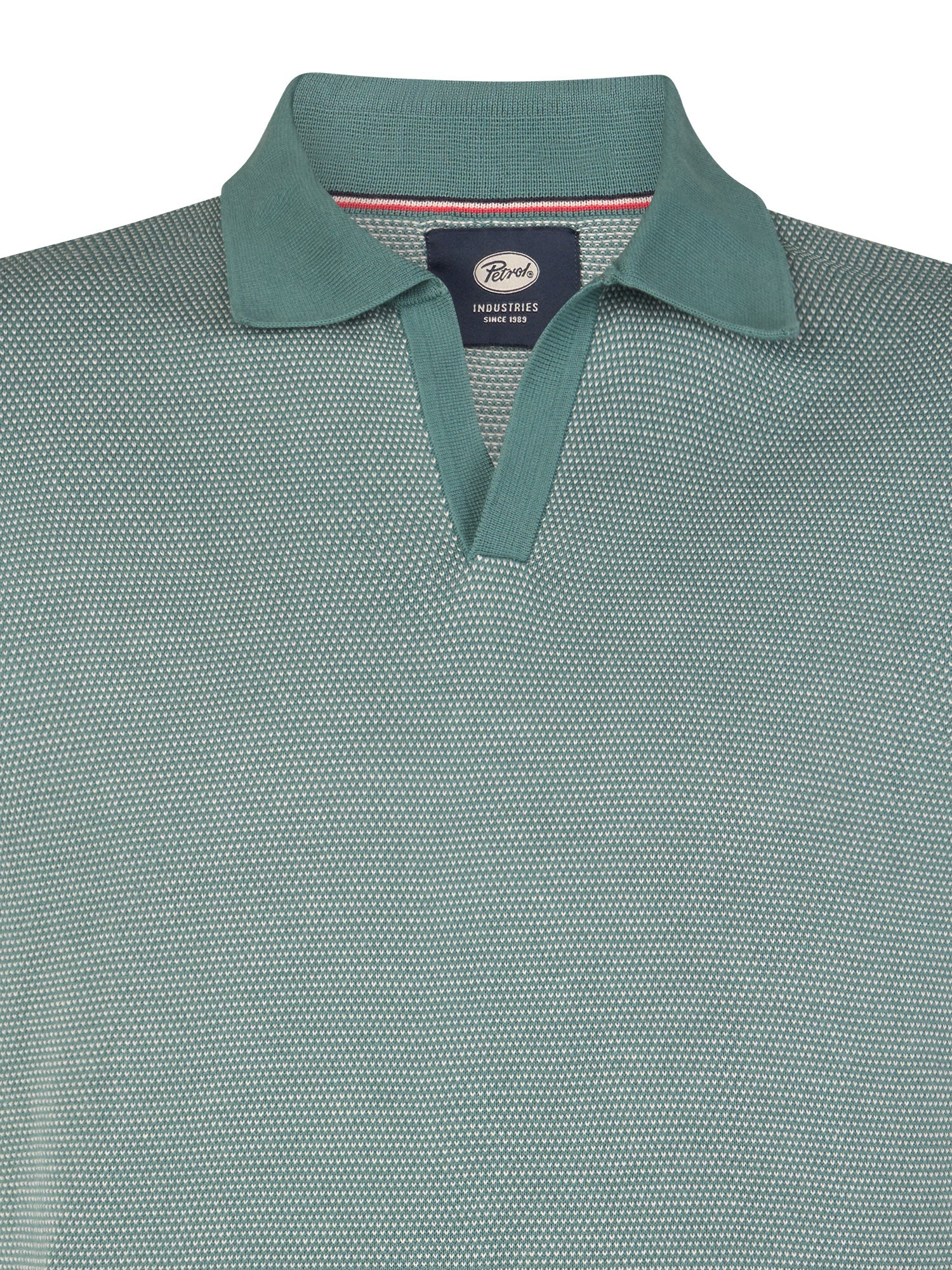 Petrol Industries Men Knitwear Polo Regular Fit Oil Green