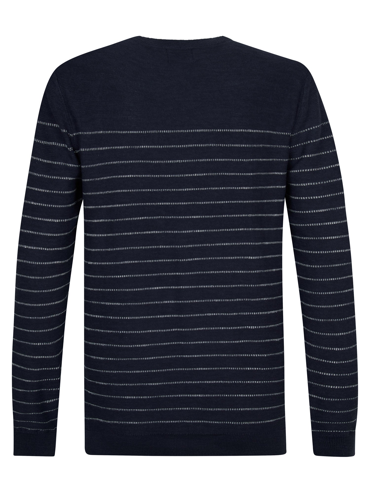 Petrol Industries Men Knitwear Round Neck Basic Regular Fit Navy Blue