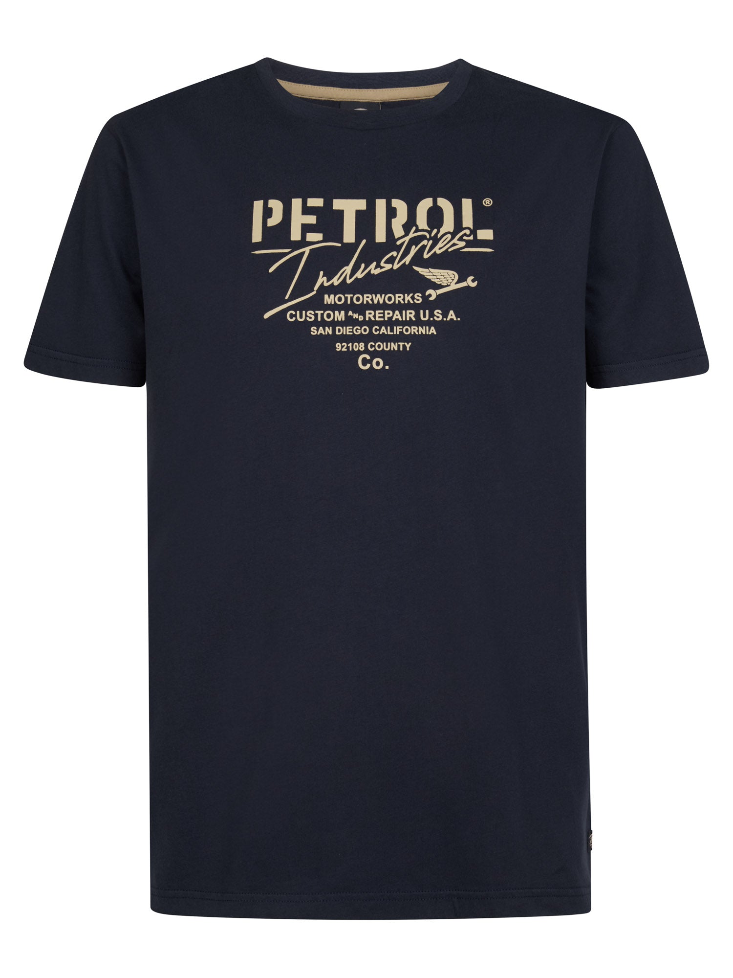 Petrol Industries Men T-Shirt Short Sleeve Classic Print Regular Fit Diverse