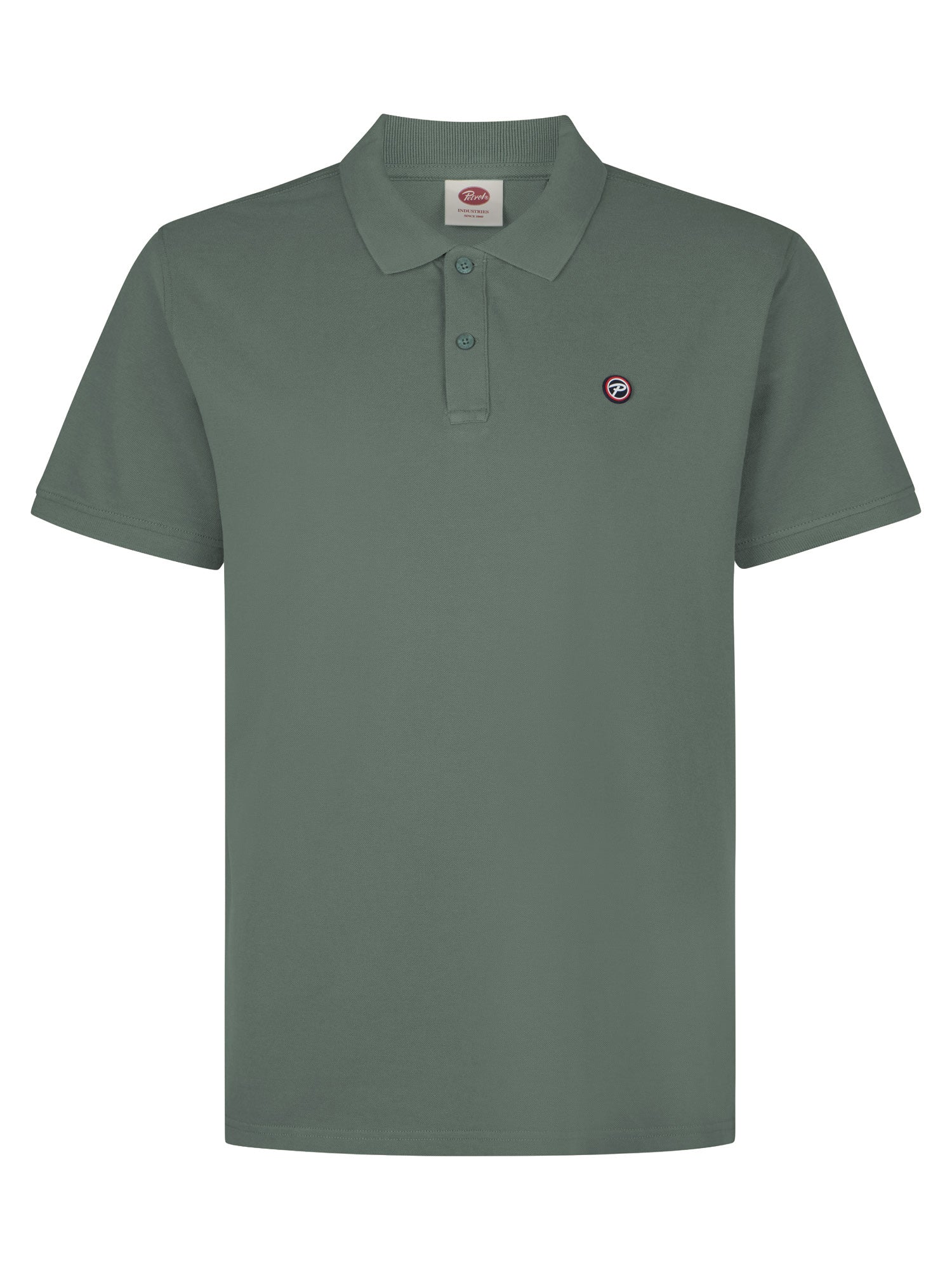Petrol Industries Men Polo Short Sleeve Regular Plus Fit Oil Green