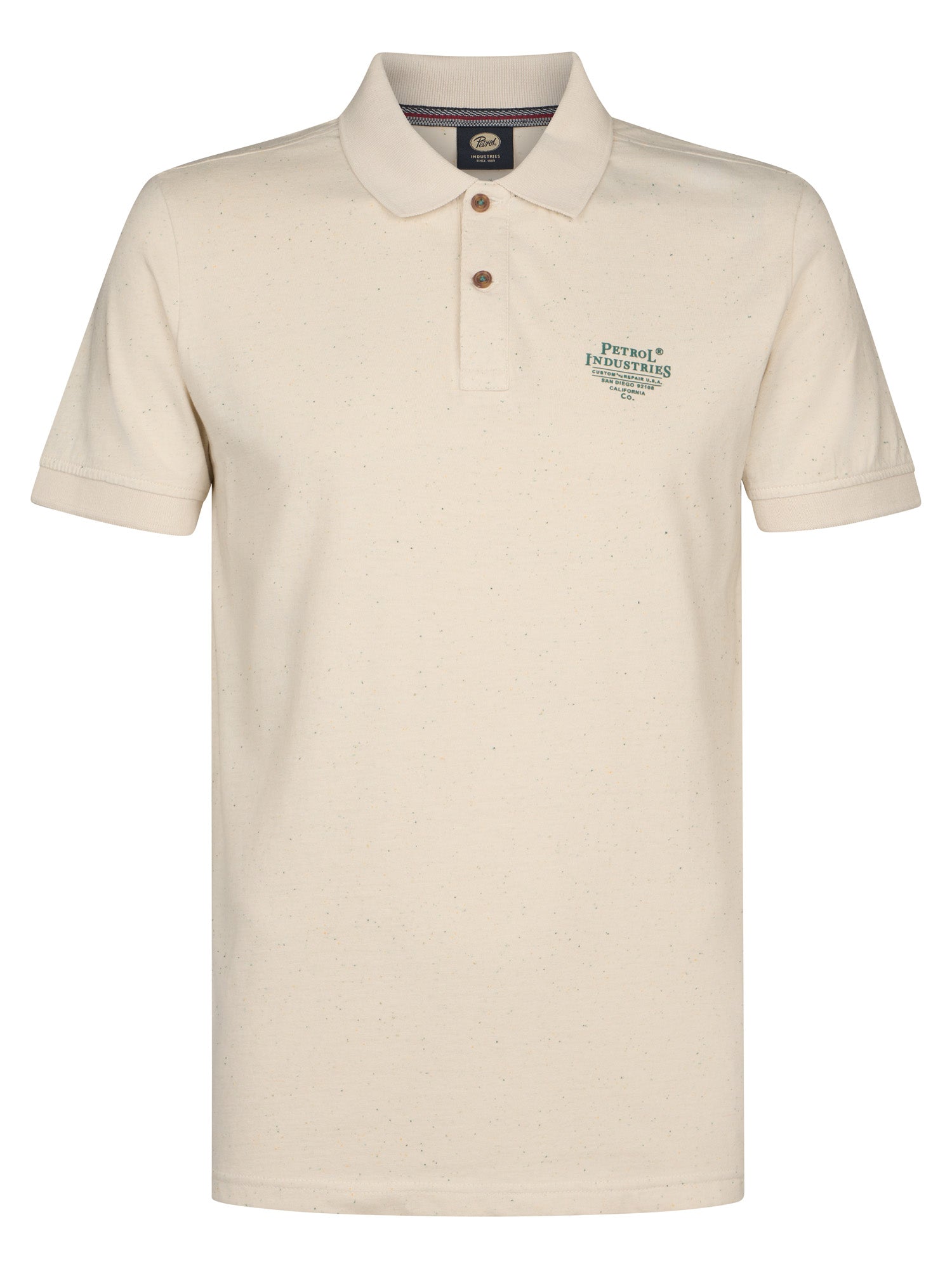 Petrol Industries Men Polo Short Sleeve Regular Fit Seashell