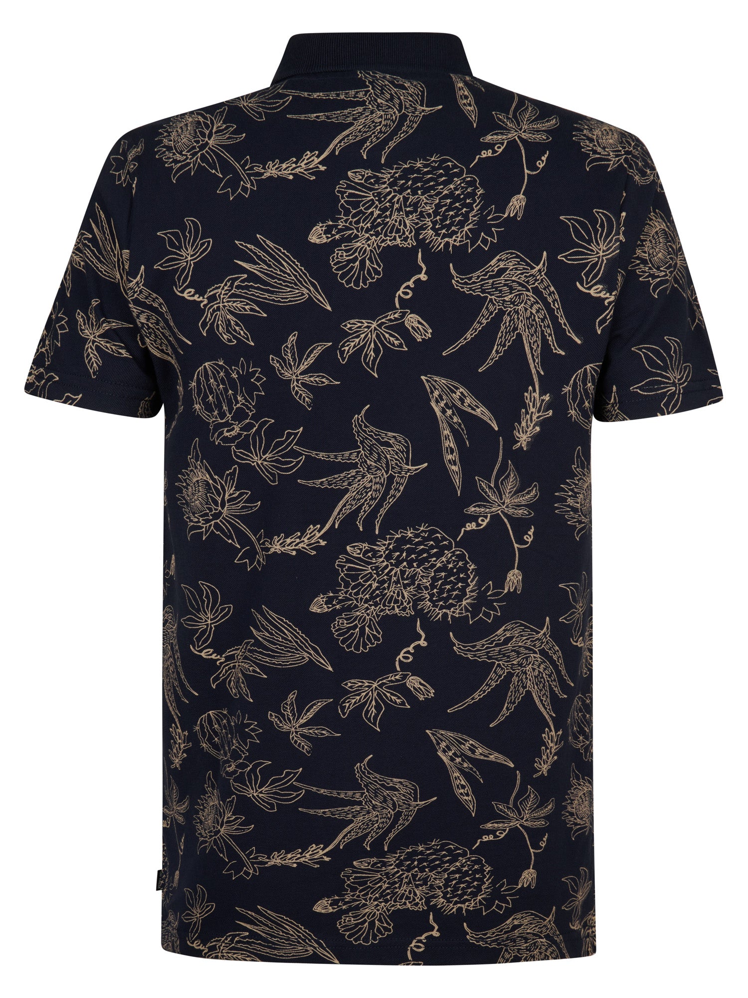 Petrol Industries Men Polo Short Sleeve Regular Fit Navy Blue
