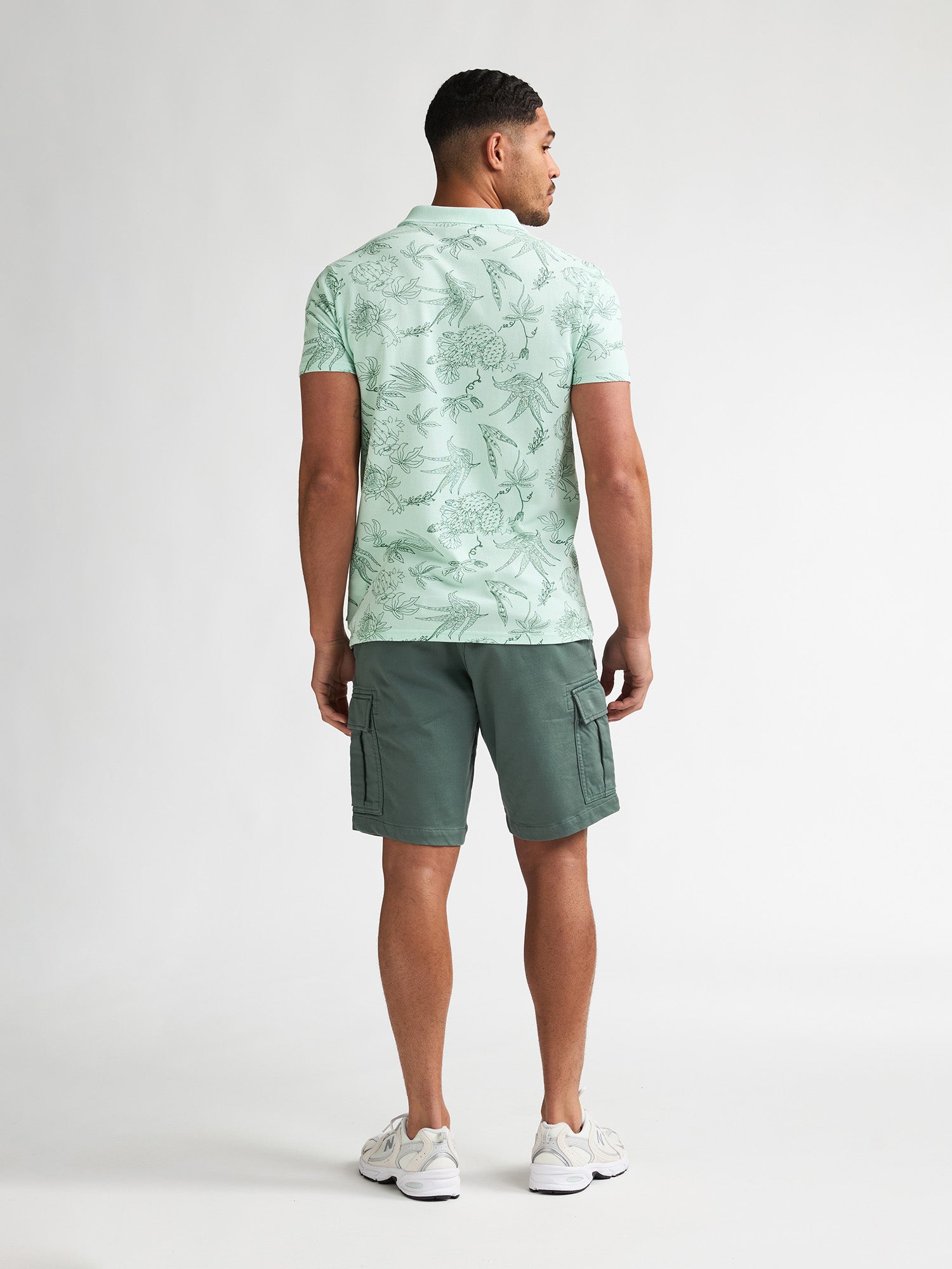 Petrol Industries Men Polo Short Sleeve Regular Fit Cool Mint