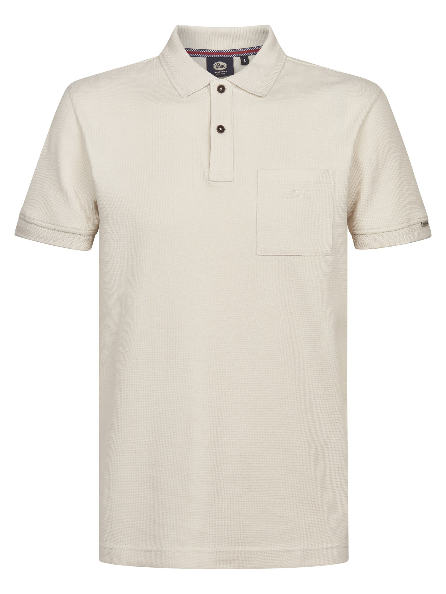 Petrol Industries Men Polo Short Sleeve Regular Fit Seashell