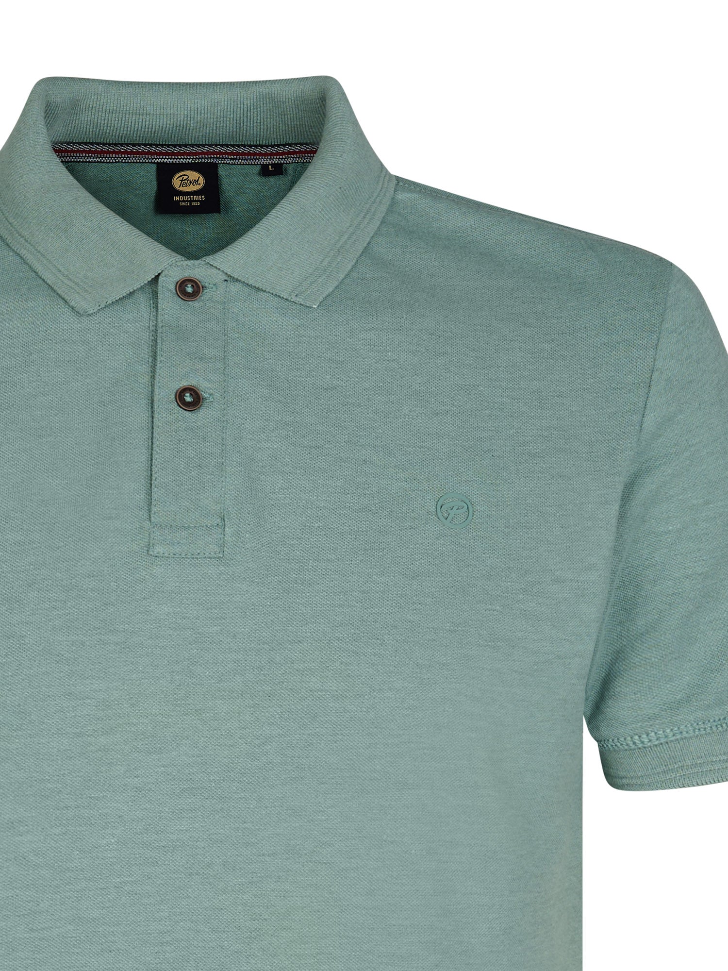 Petrol Industries Men Polo Short Sleeve Regular Fit Oil Green