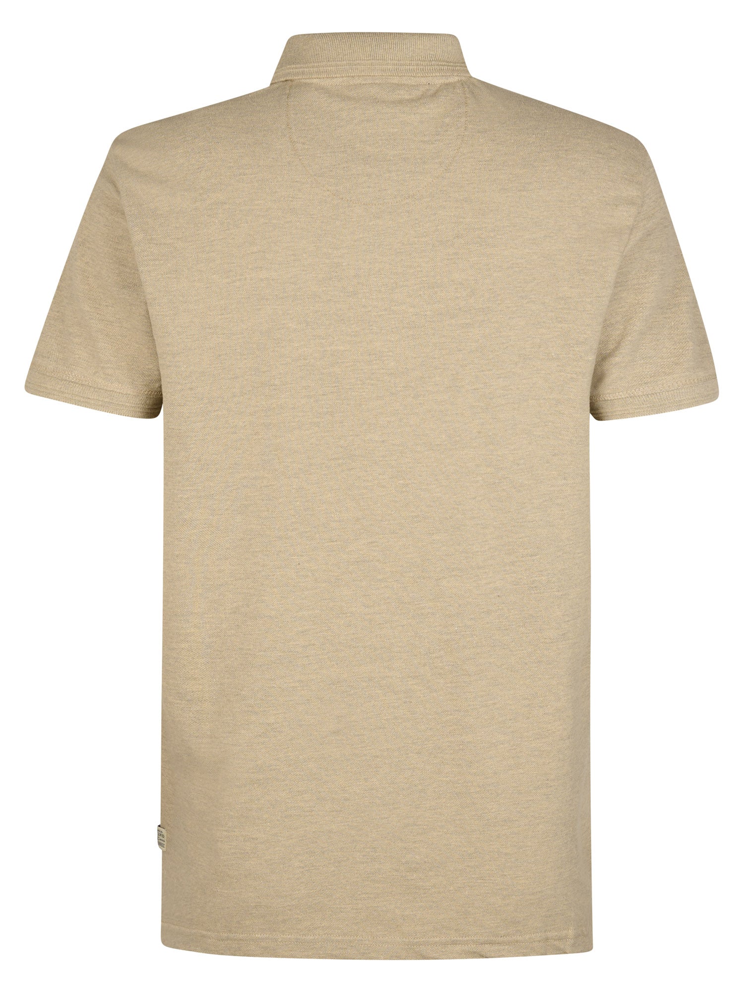 Petrol Industries Men Polo Short Sleeve Regular Fit Light Tan