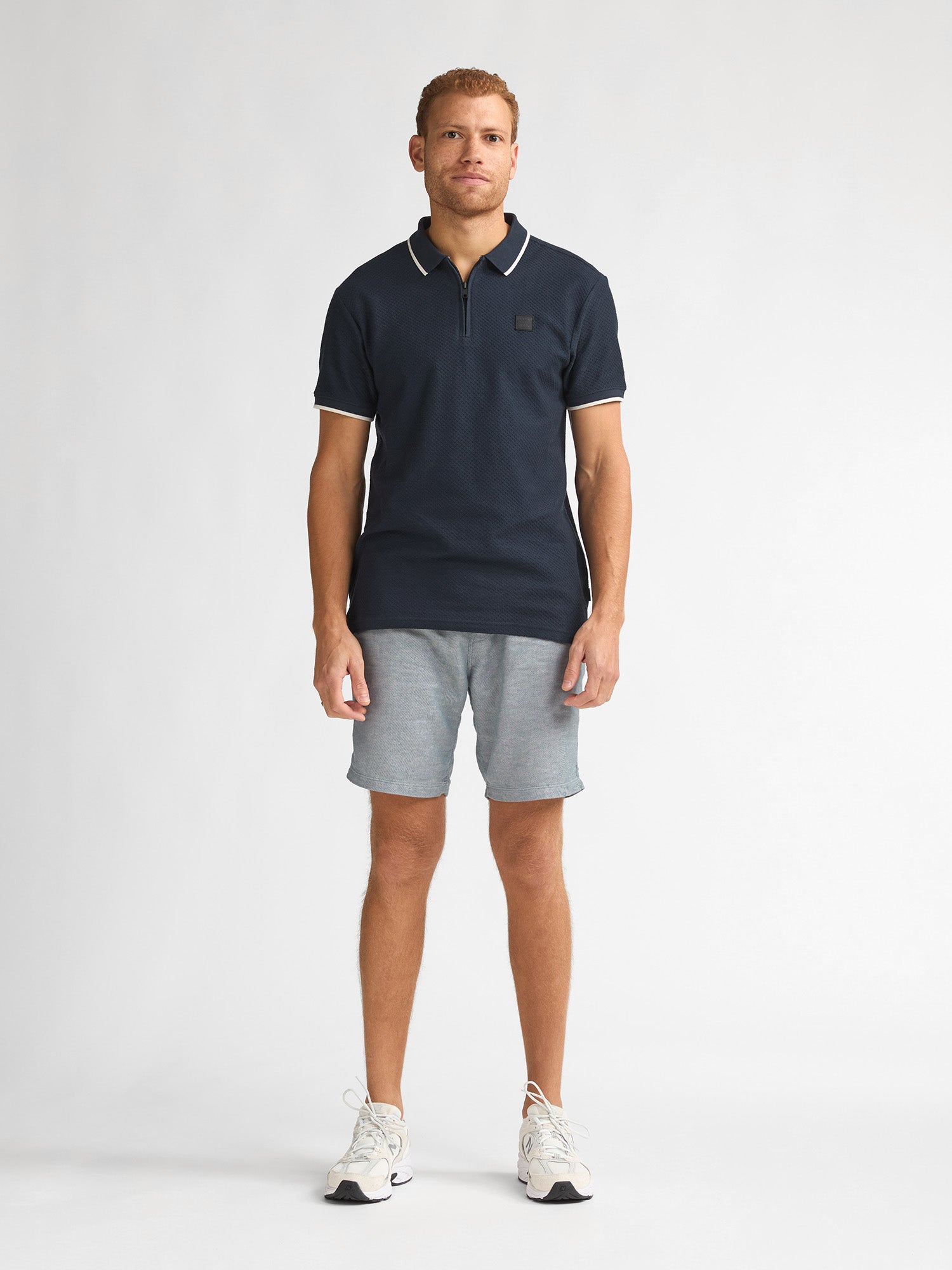 Petrol Industries Men Polo Short Sleeve Regular Fit Navy Blue