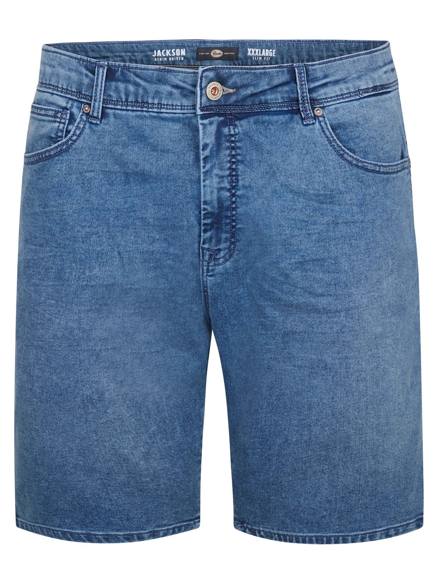 Petrol Industries Men JACKSON - Men Denim Jogg Short Regular Plus Fit Light Used