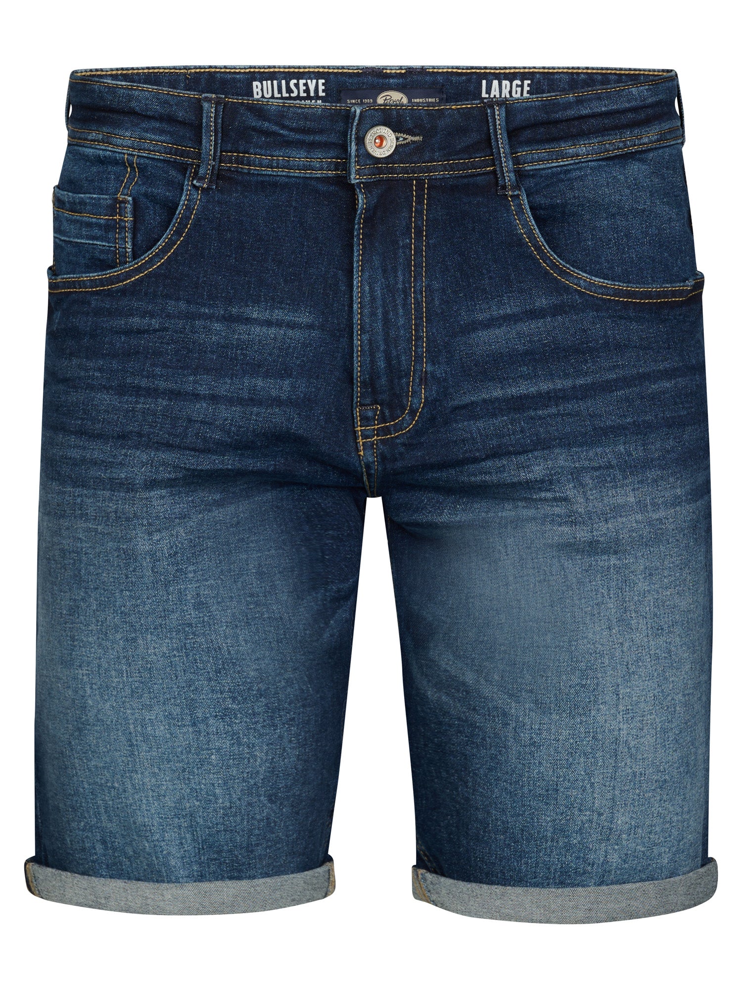Petrol Industries Men BULLSEYE - Men Denim Short Regular Fit Regular Fit Dark Stone