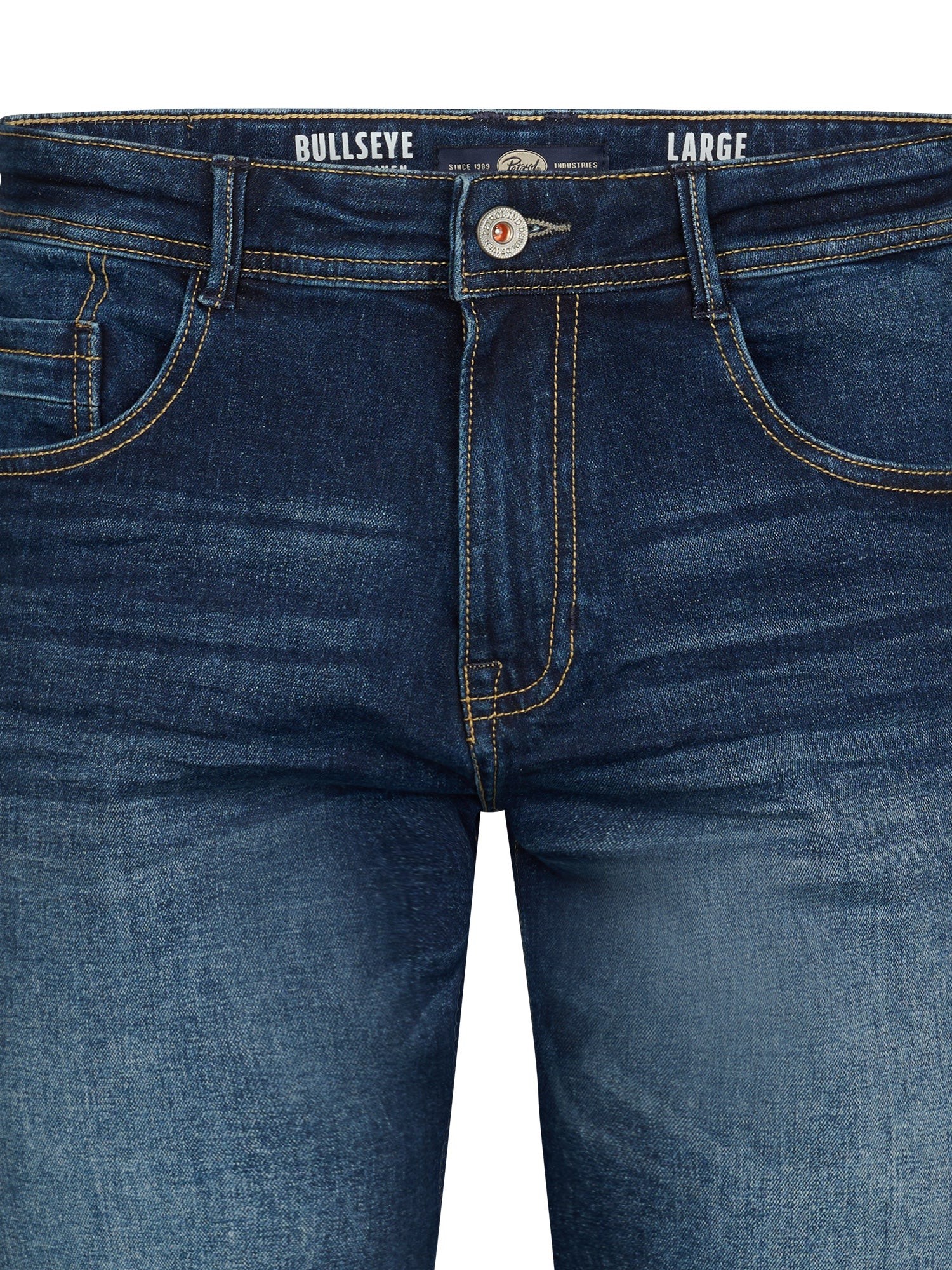 Petrol Industries Men BULLSEYE - Men Denim Short Regular Fit Regular Fit Dark Stone