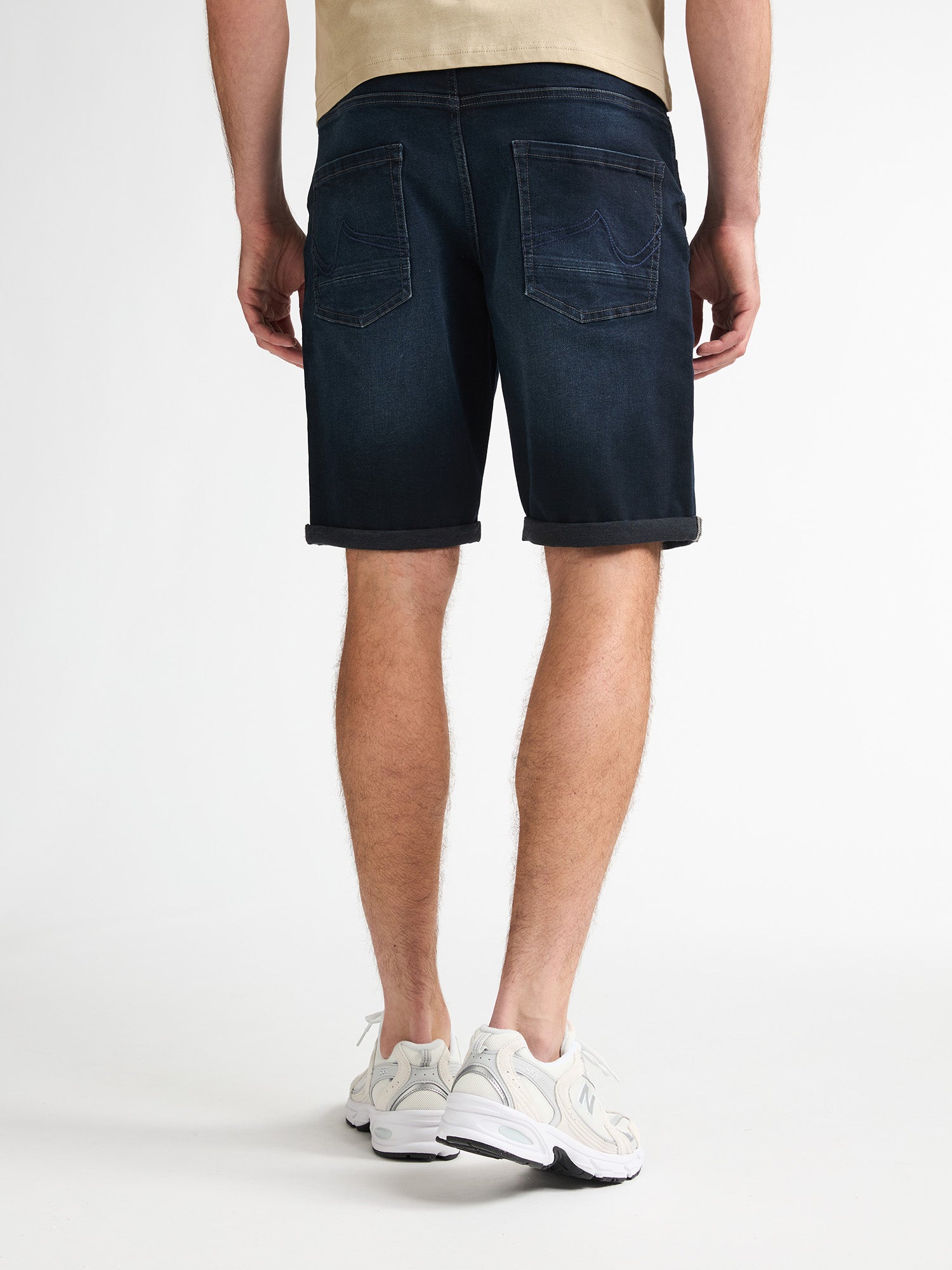 Petrol Industries Men BULLSEYE - Men Denim Short Regular Fit Regular Fit Blue Black