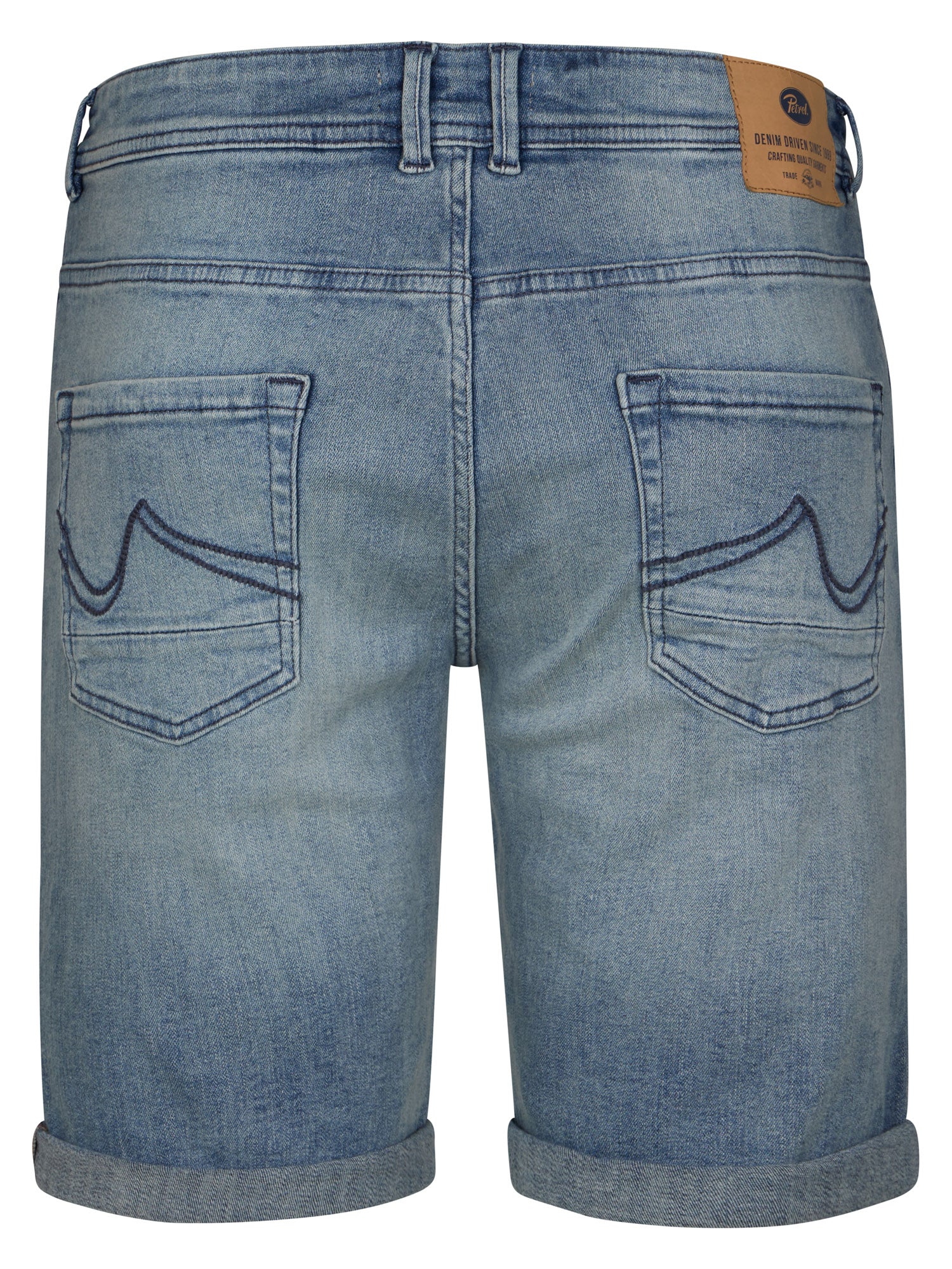 Petrol Industries Men BULLSEYE - Men Denim Short Regular Fit Regular Fit Forest Fog