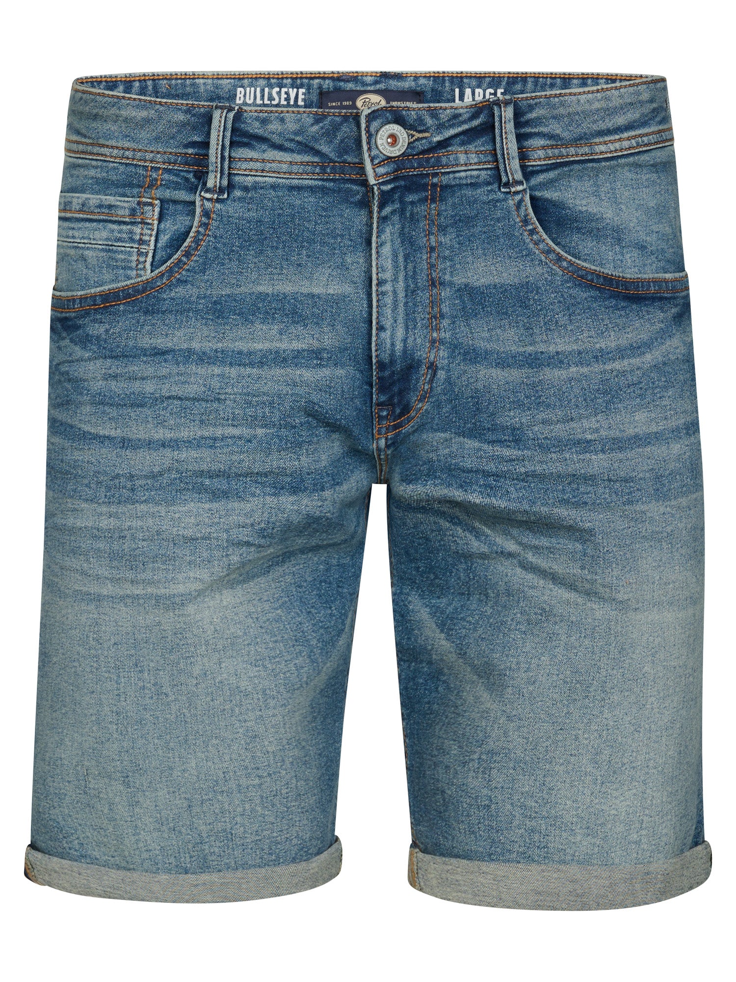 Petrol Industries Men BULLSEYE - Men Denim Short Regular Fit Regular Fit Daydream