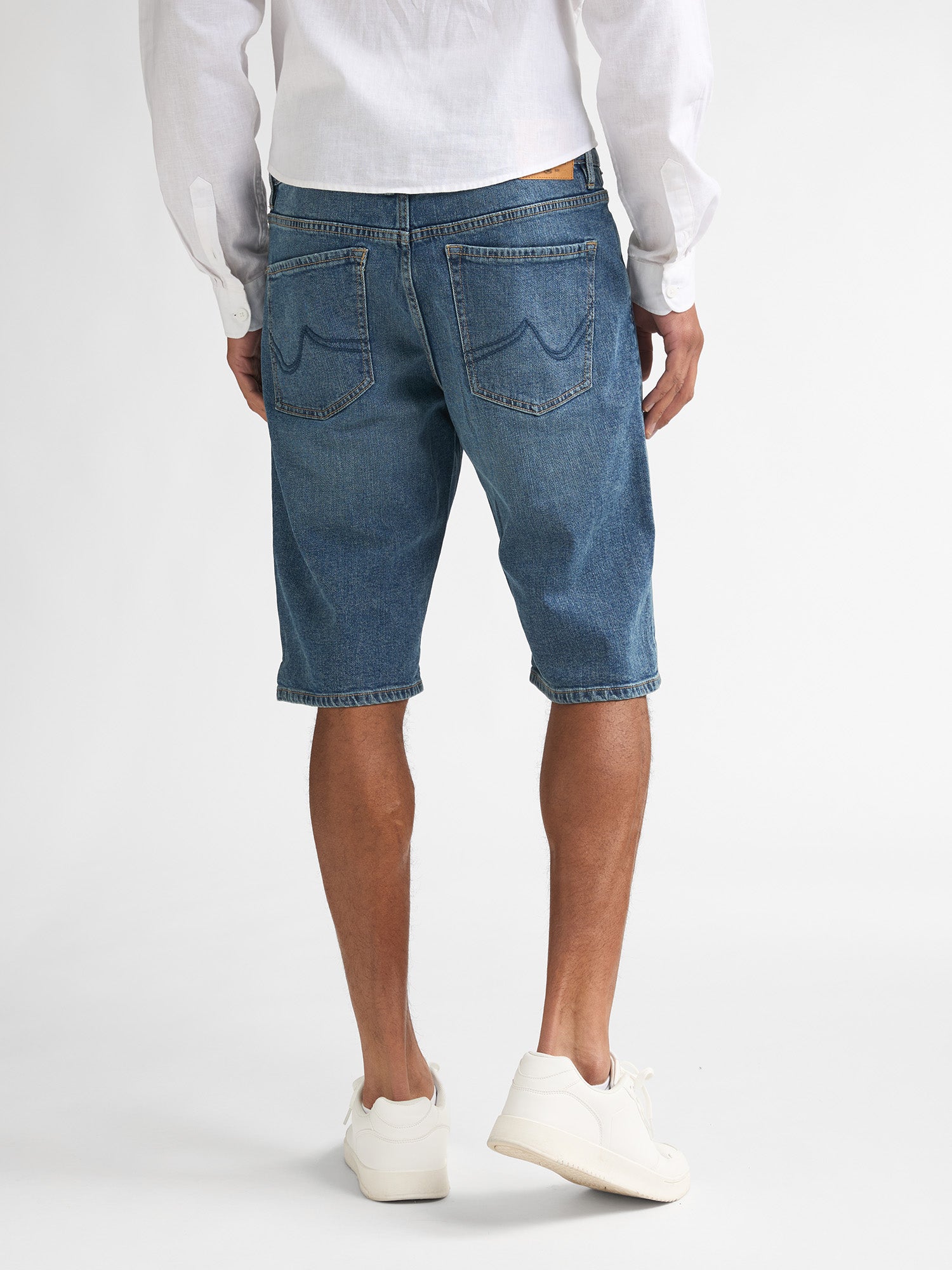 Petrol Industries Men LEWIS - Men Denim Short Loose Fit Loose Fit Medium Vintage