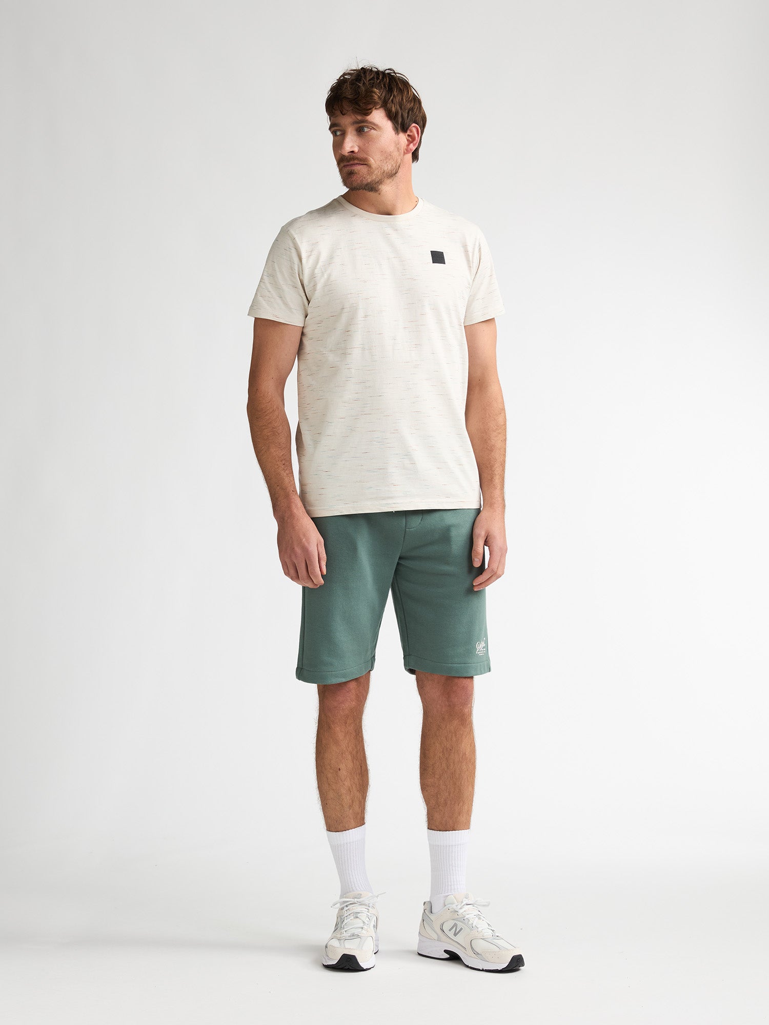 Petrol Industries Men Short Jogging Sweat Fit Oil Green