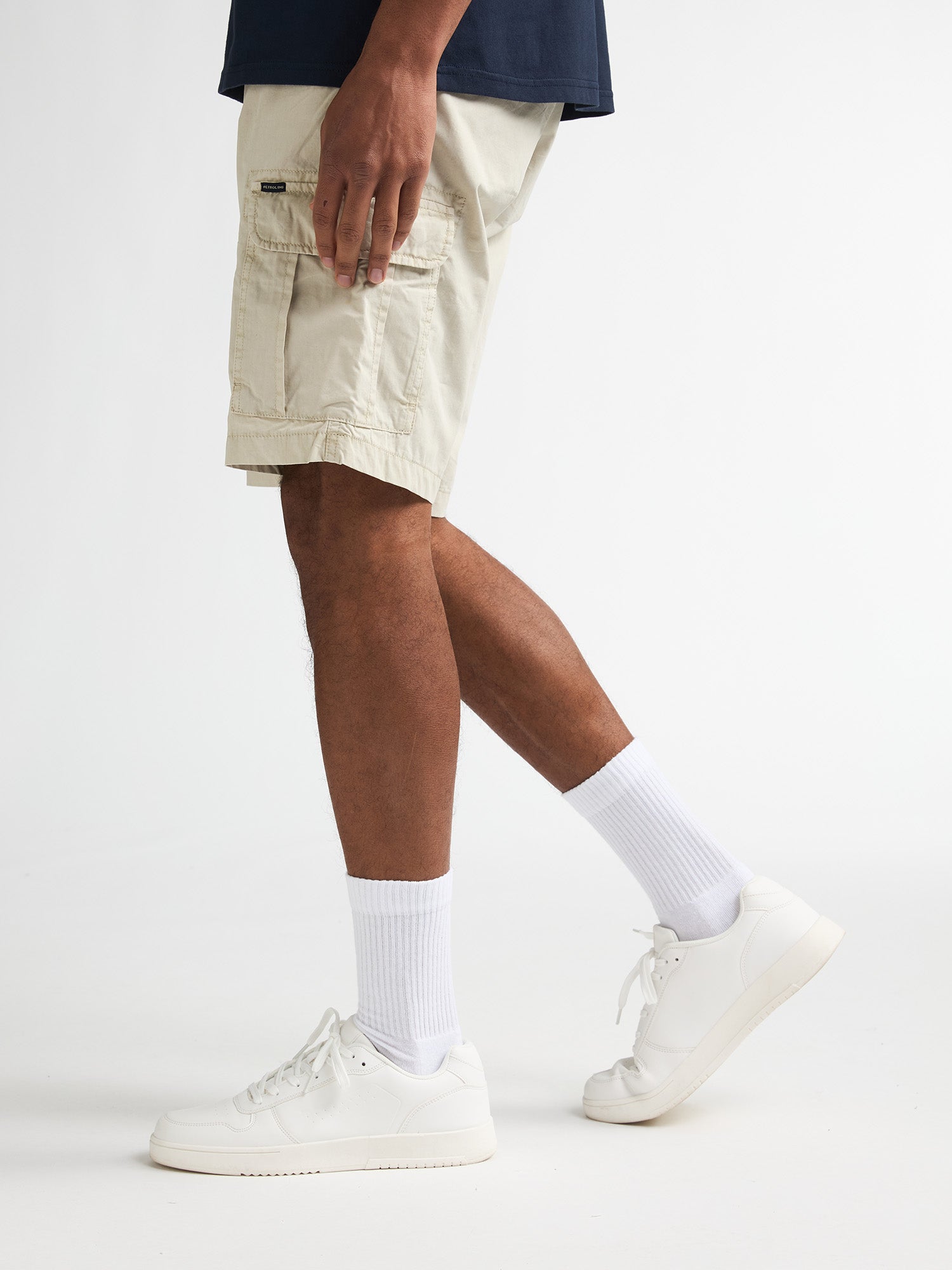 Petrol Industries Men Shorts Cargo Fit Seashell
