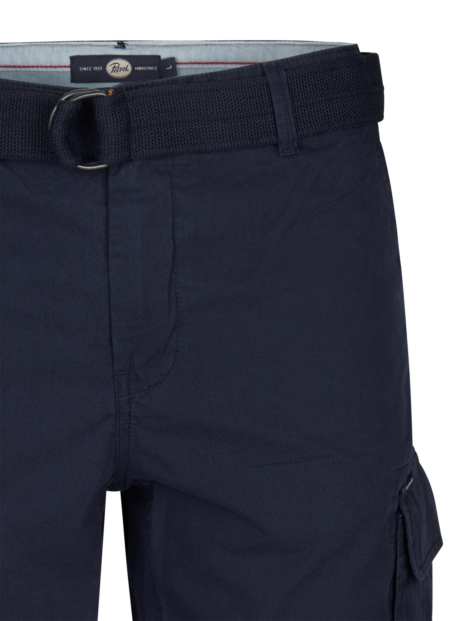 Petrol Industries Men Shorts Cargo Fit Navy Blue