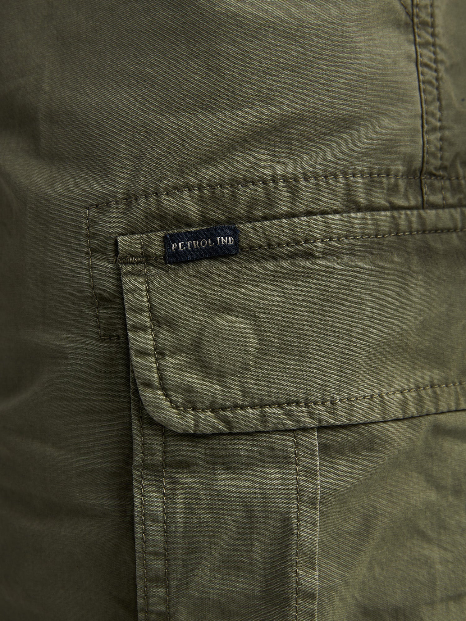 Petrol Industries Men Shorts Cargo Fit Dusty Army