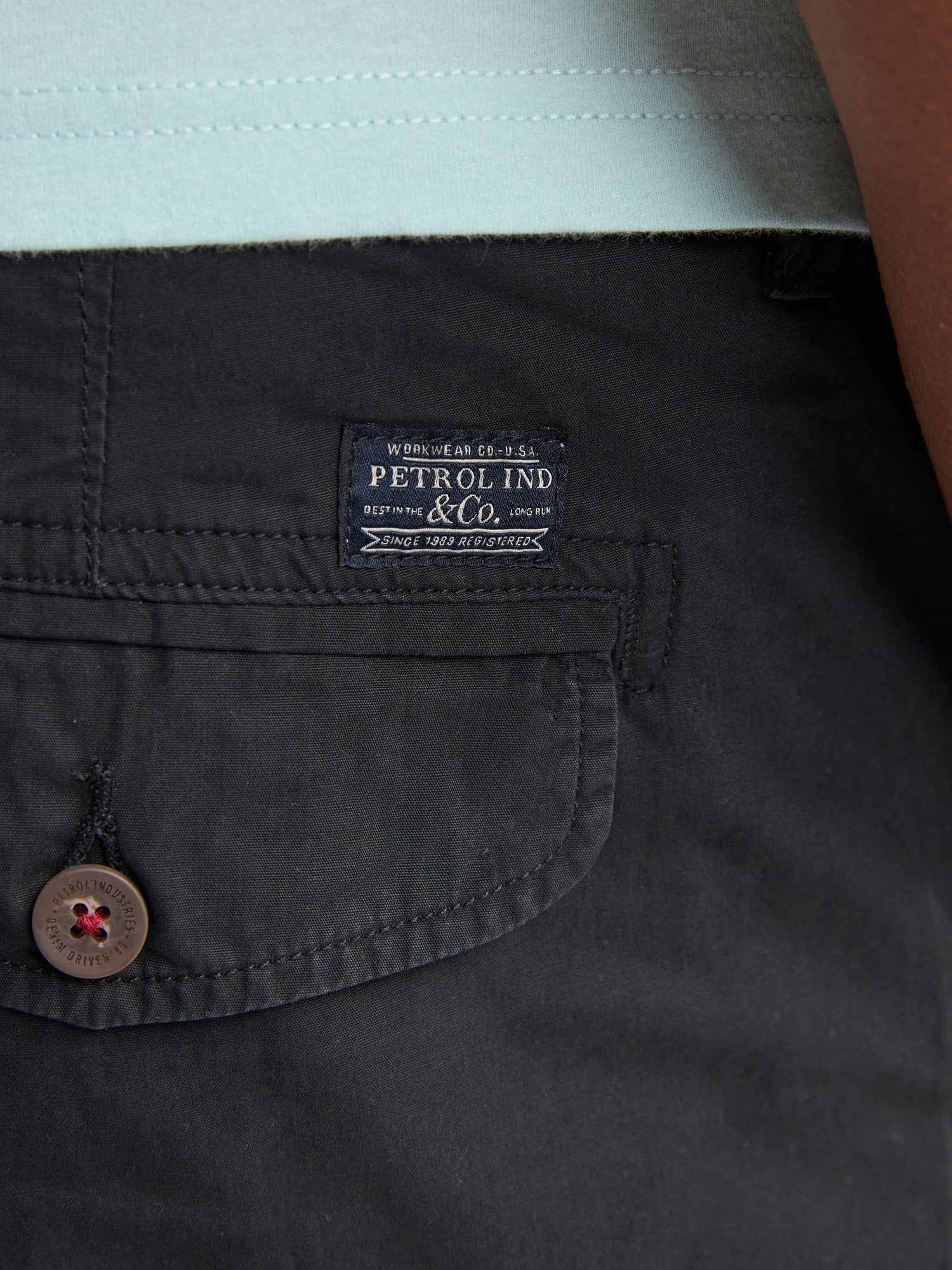 Petrol Industries Men Shorts Cargo Fit Black
