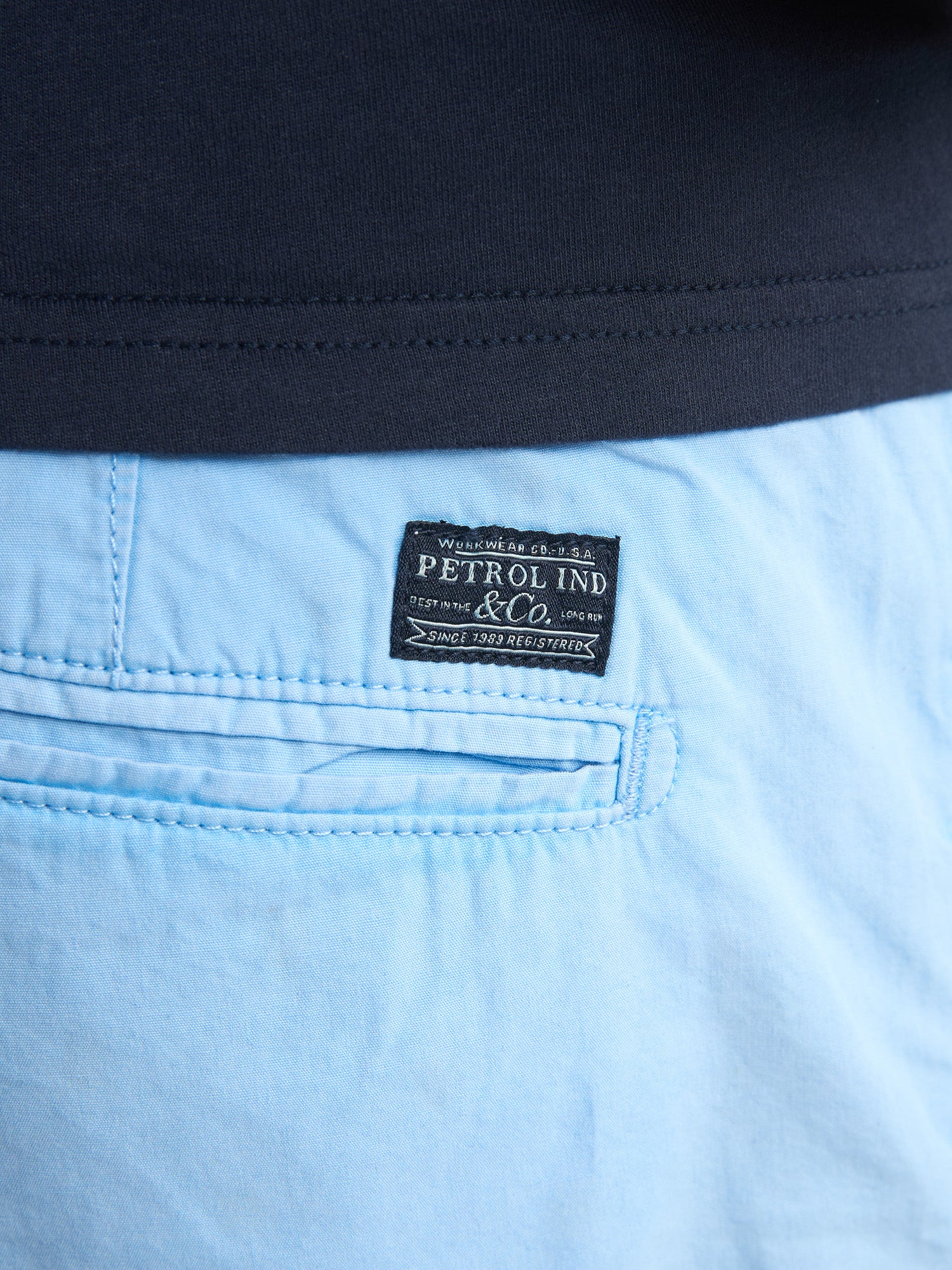 Petrol Industries Men Shorts Chino Fit Sky