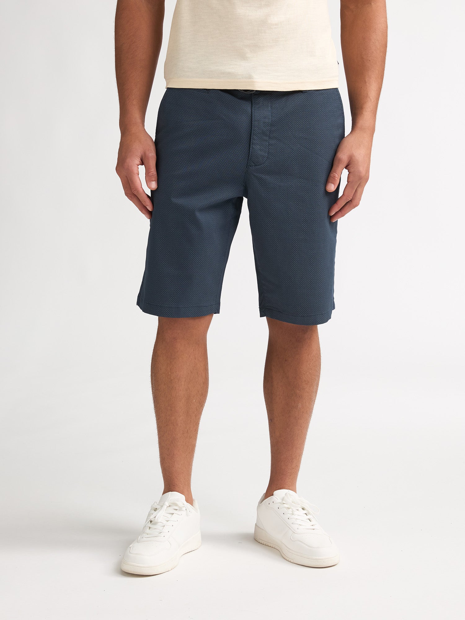 Indicode Heren Bourchier Chino Shorts | Korte broek met riem