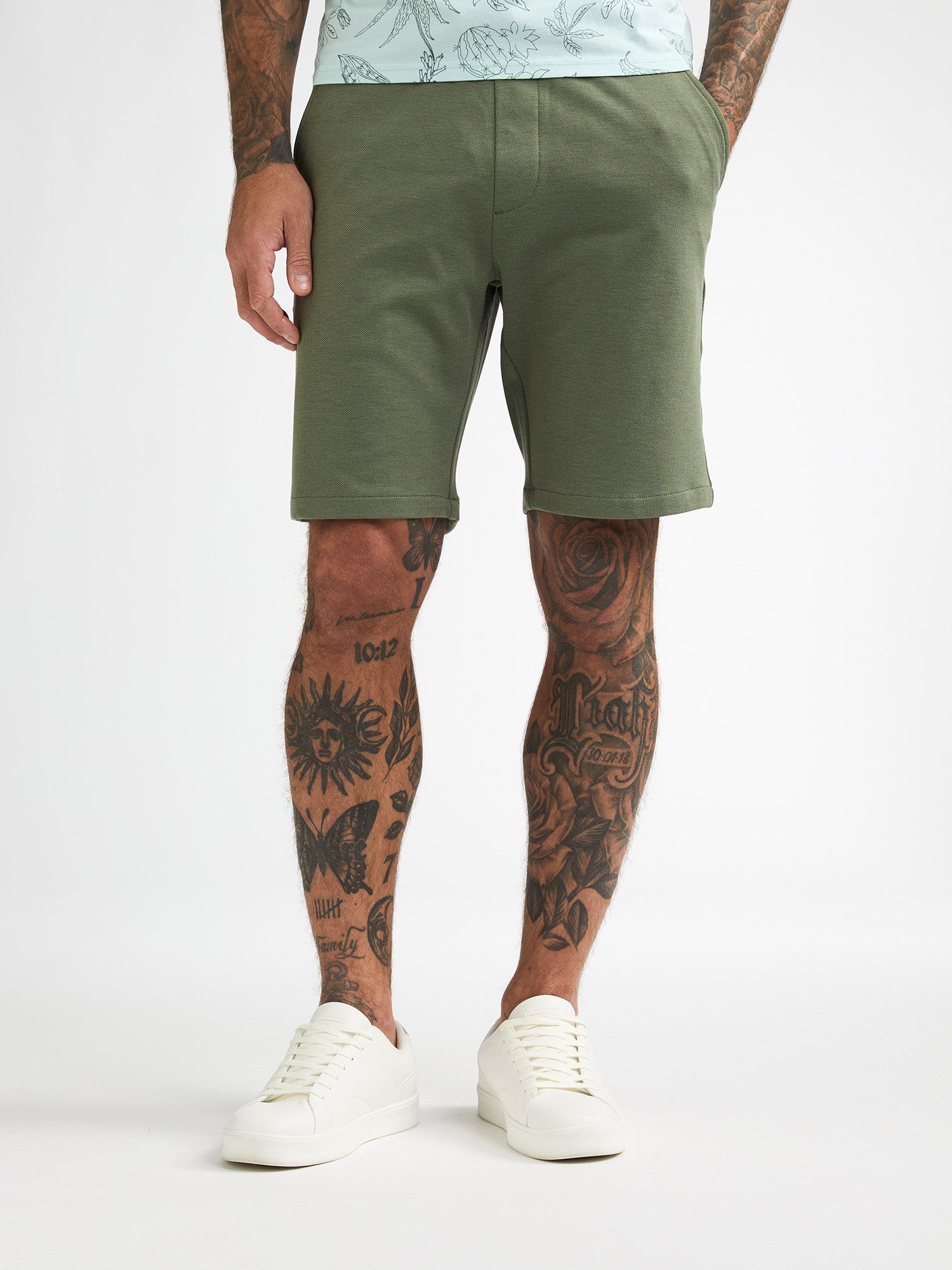 Petrol Industries Men Shorts Chino Fit Dusty Army