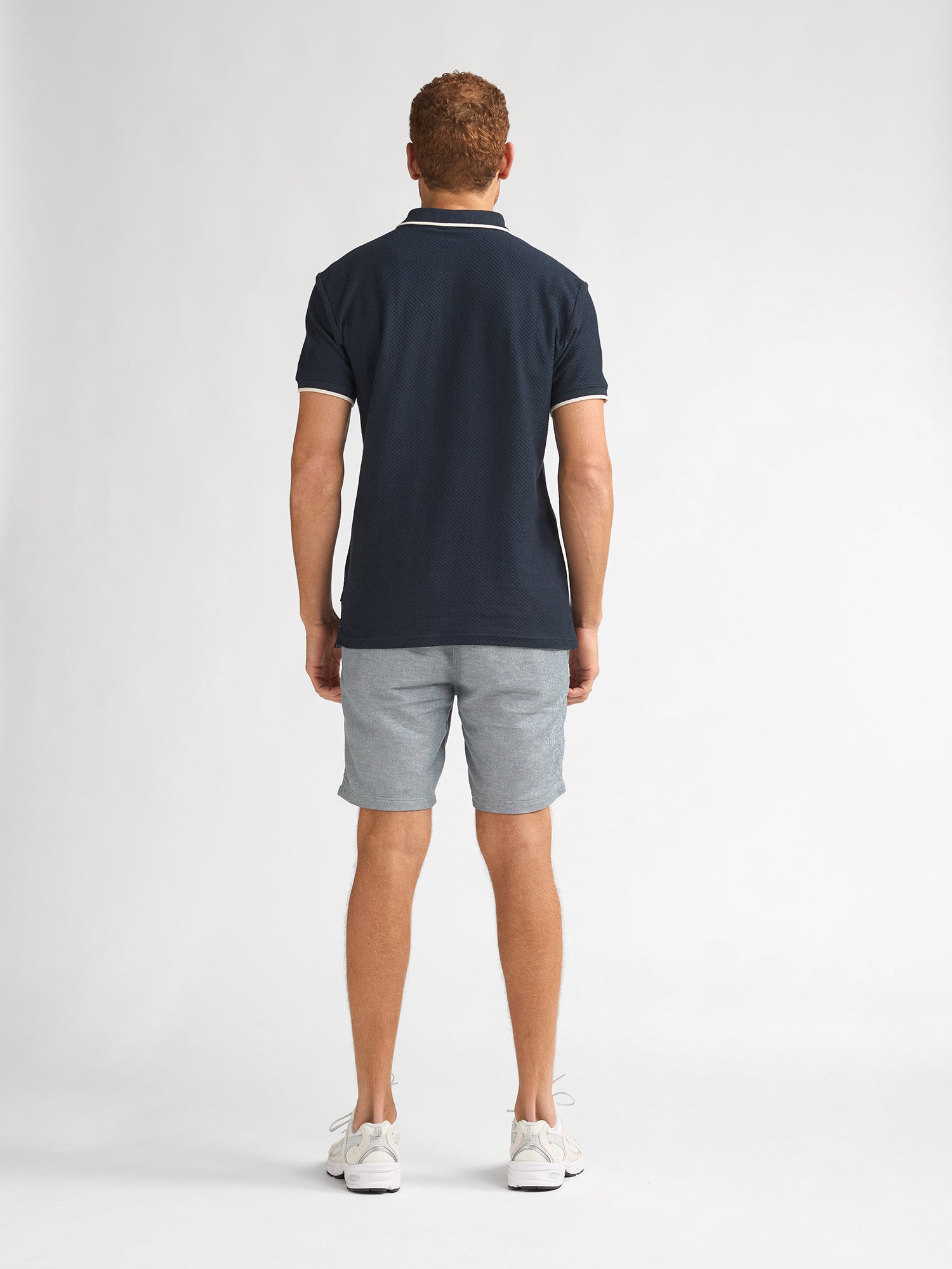 Petrol Industries Men Shorts Chino Fit Marble Blue