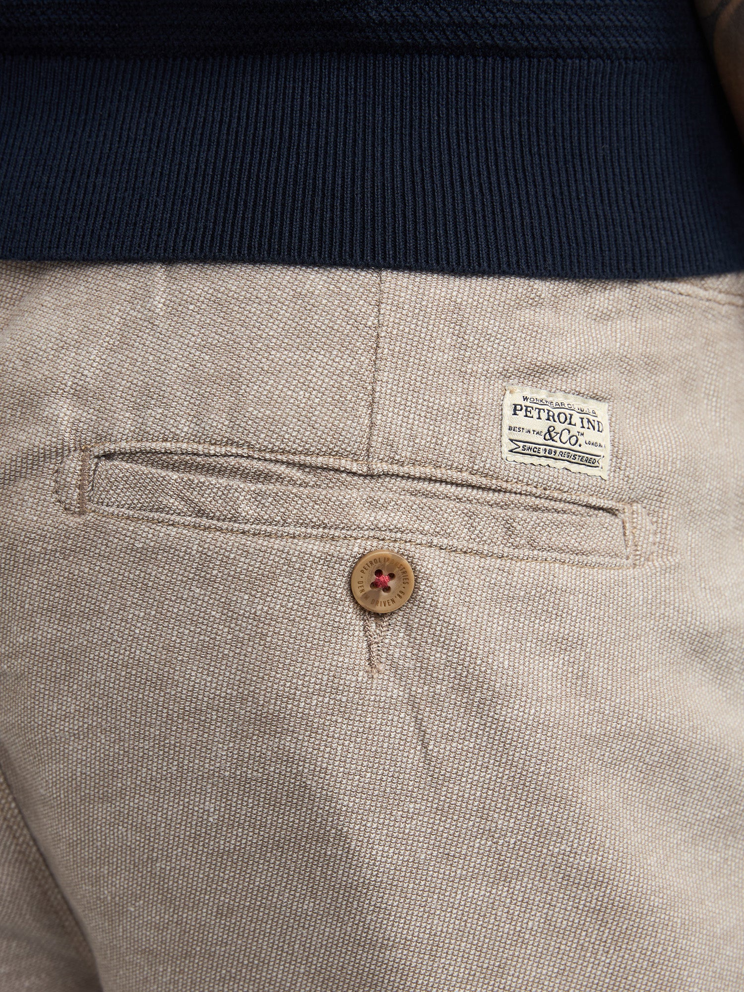 Petrol Industries Men Shorts Chino Fit Light Tan